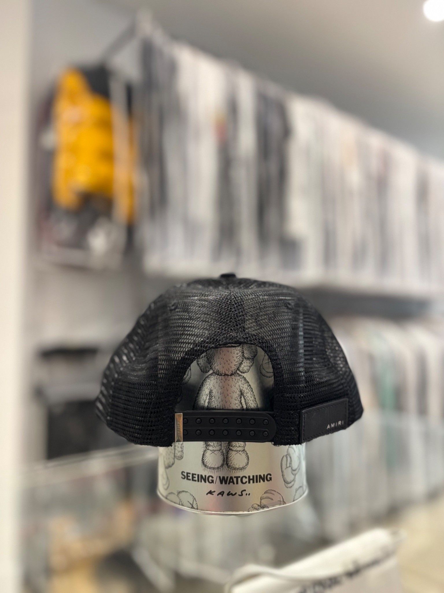 Amiri Amiri Reverse Playboy Trucker Hat Black Size ONE SIZE - 2 Thumbnail