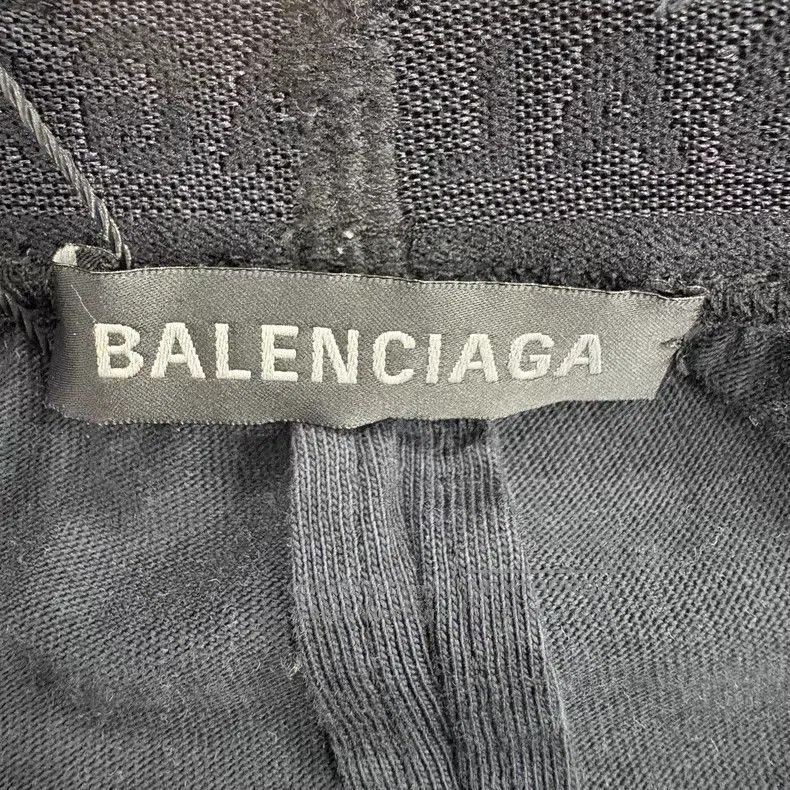Balenciaga Balenciaga size S Washed Black Waist Embroidered Logo Casua Size US 27 - 3 Thumbnail