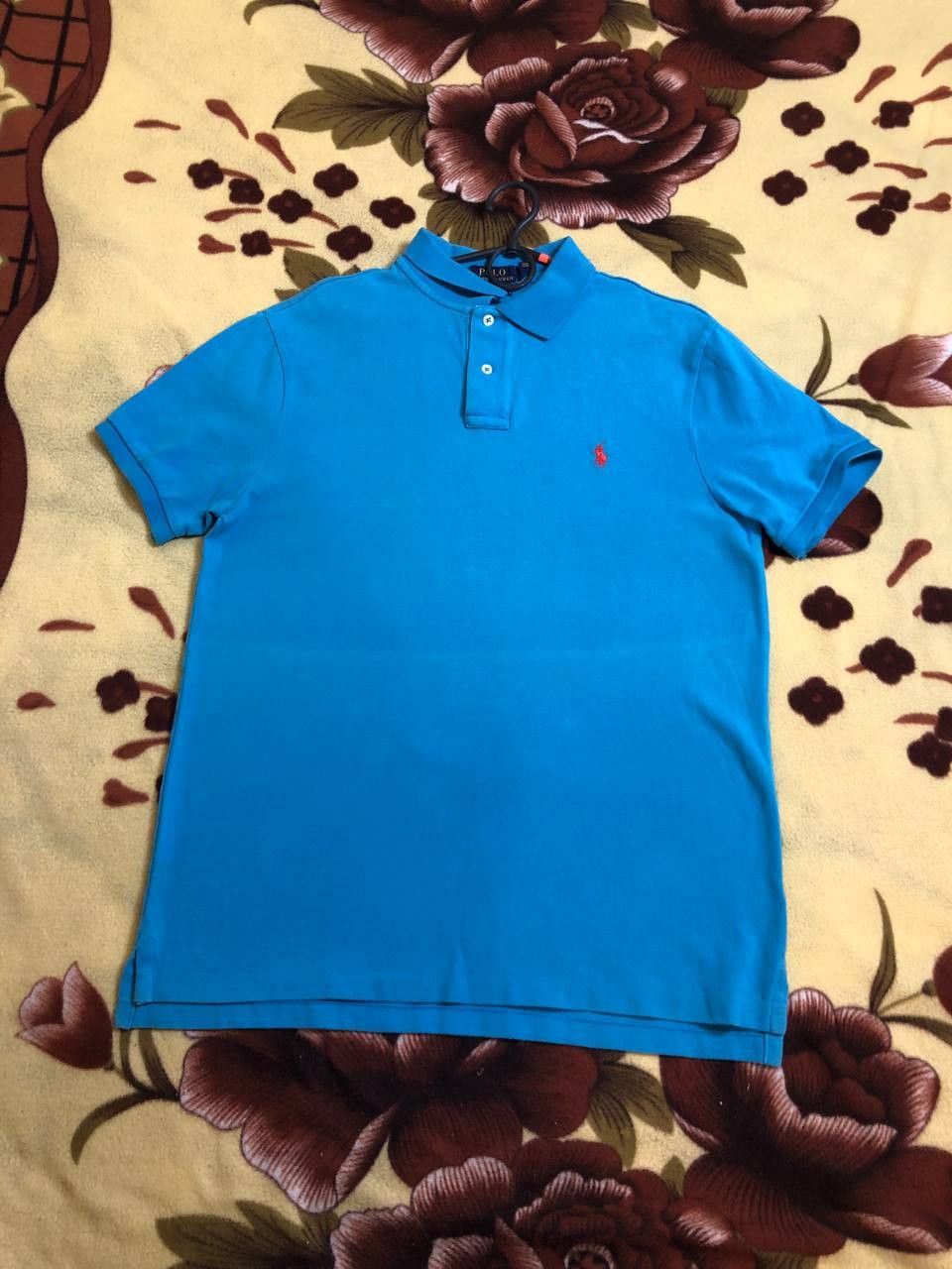 Polo Ralph Lauren Polo by Ralph Lauren Mens Blue Stretch Short Sleeve Polo Size US L / EU 52-54 / 3 - 1 Thumbnail