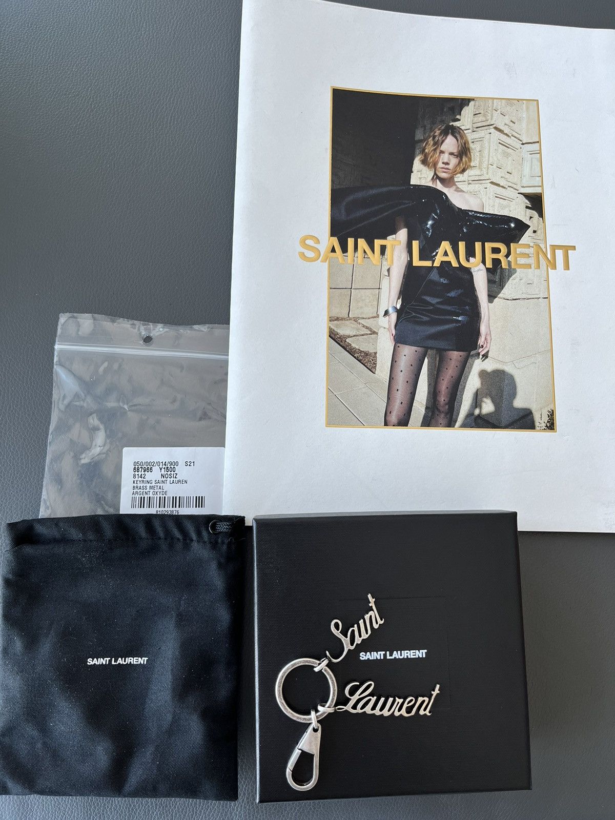 Saint Laurent Paris Saint Laurent Runway Brand New Logo Keyring Keychain RARE Size ONE SIZE - 5 Thumbnail