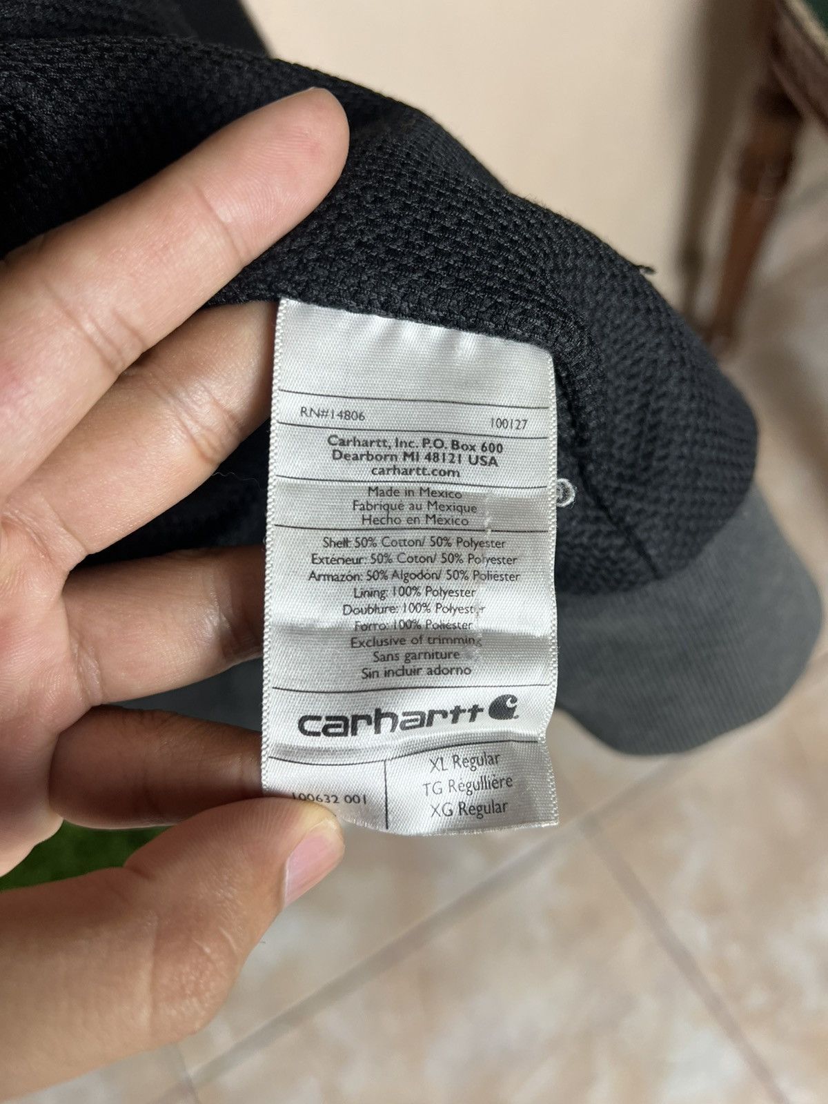 Carhartt Carhatt Rain Defender Hoodie Thrash Style Faded Distress Size US XL / EU 56 / 4 - 17 Thumbnail
