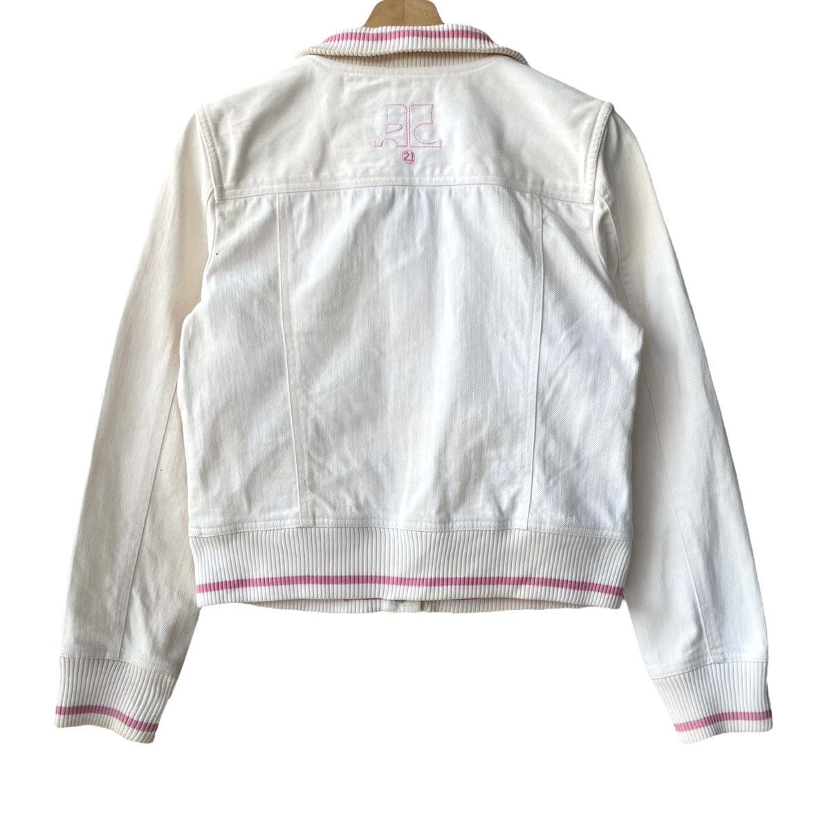 Courreges Courrèges Paris Vintage WMN Zipup Denim Jacket Size M / US 6-8 / IT 42-44 - 2 Thumbnail