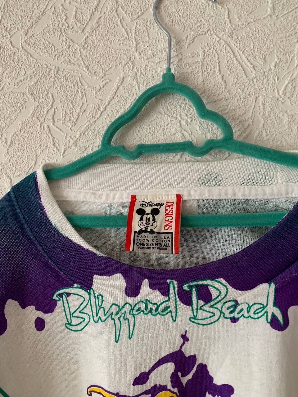 Disney × Vintage Vintage 90’s ALL OVER PRINT Disney Blizzard beach T-shirt Size US XL / EU 56 / 4 - 2 Thumbnail