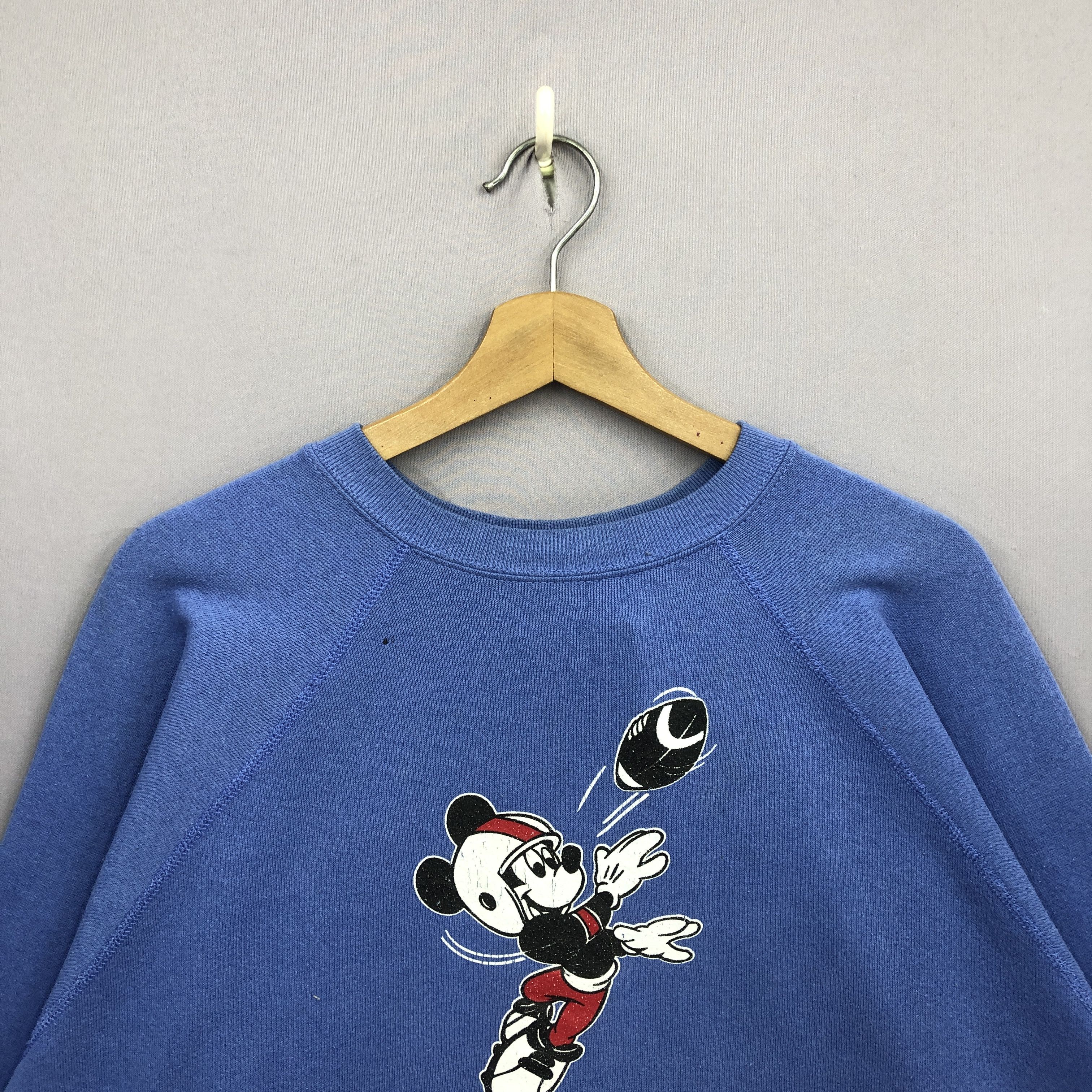 Cartoon Network Vintage Mickey Mouse Sweater Rugby Sportswear Sweatshirt Size US L / EU 52-54 / 3 - 4 Thumbnail