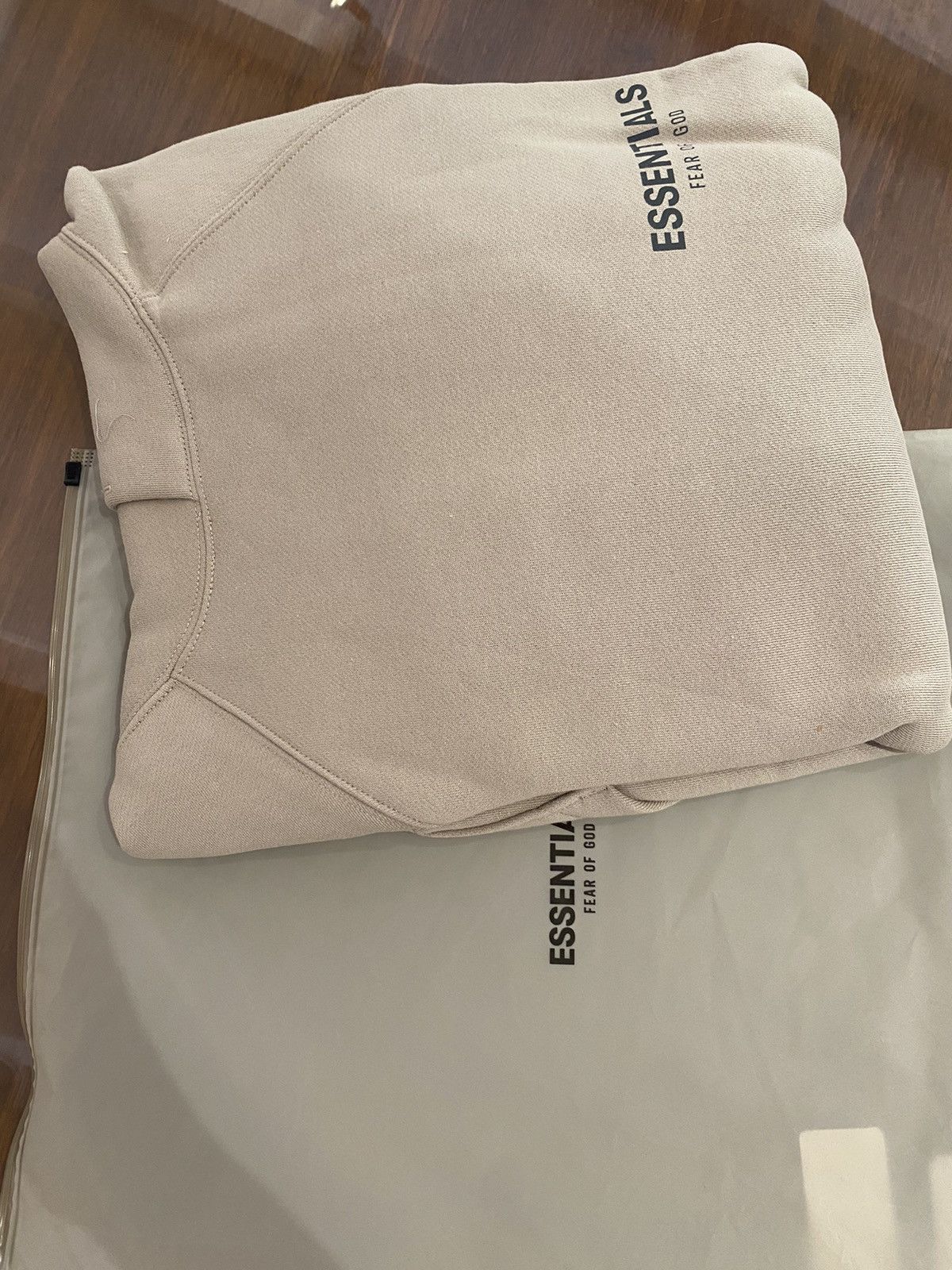 Essentials Essentials Fear of God tan string hoodie XS NEW Size US XS / EU 42 / 0 - 1 Thumbnail