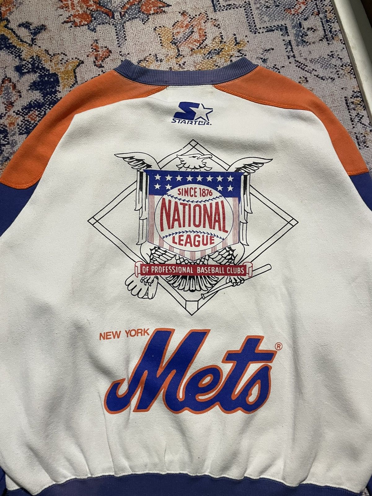 Starter Vintage Crewneck Starter ⓒ1992 MLB New York Mets • SSOOLLDD Size US L / EU 52-54 / 3 - 6 Thumbnail