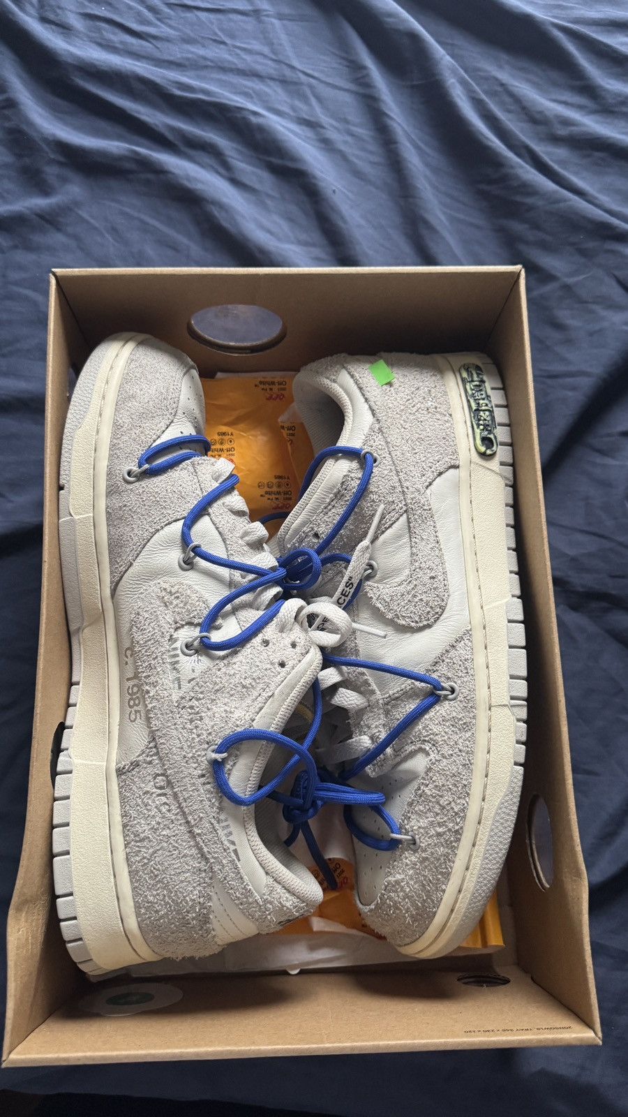 Off-White OffWhite Lot 32 Nike Dunk Size US 12.5 / EU 45-46 - 11 Thumbnail
