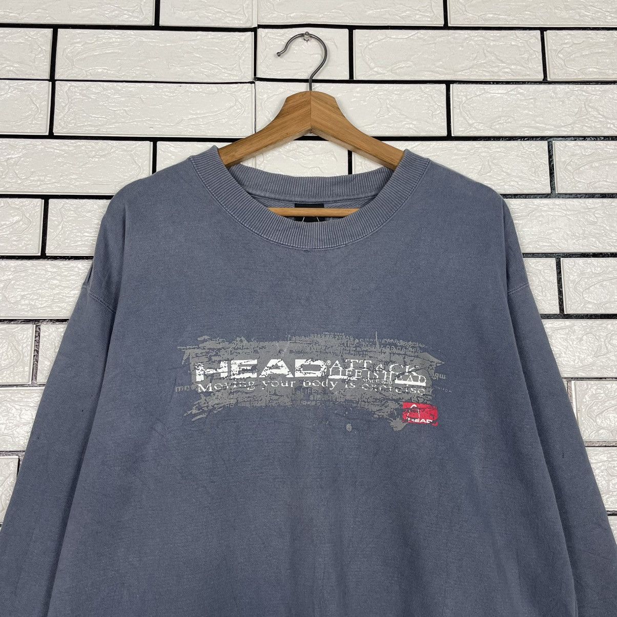 Japanese Brand Head Big Logo Crewneck Sweatshirt Size US L / EU 52-54 / 3 - 2 Thumbnail