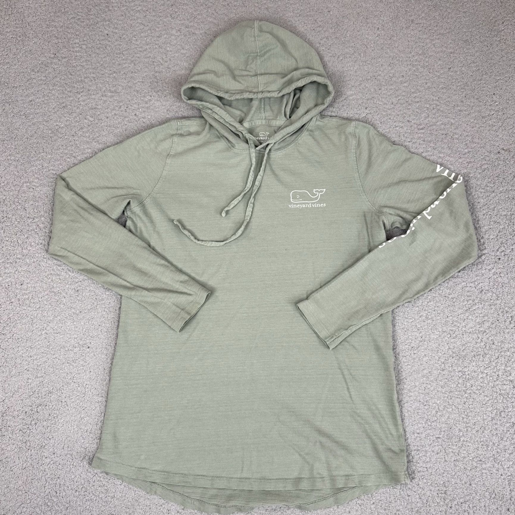 Vineyard Vines Vineyard Vines T Shirt Mens S Green Long Sleeve Graphic Hooded Logo A Size US S / EU 44-46 / 1 - 3 Thumbnail