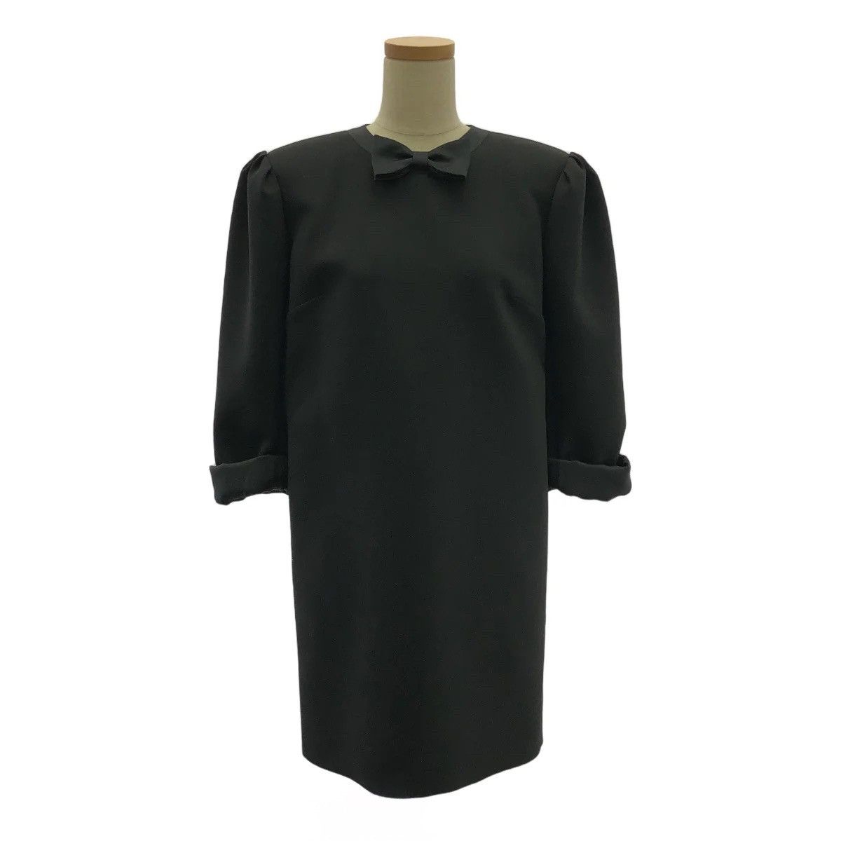 Miu Miu Miu Miu Grain De Poudre Mini Dress w/ Bow size 38 Size XS / US 0-2 / IT 36-38 - 1 Thumbnail