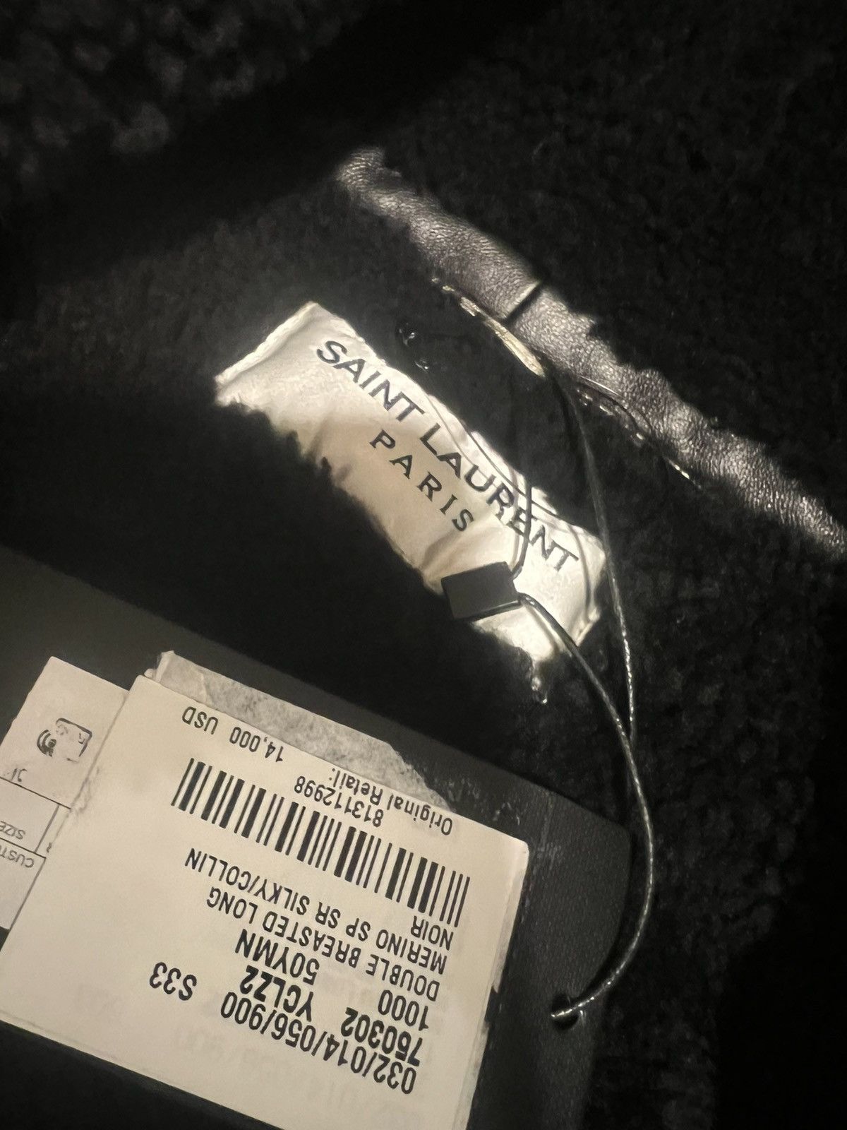 Saint Laurent Paris Saint Laurent men’s leather shearing coat. 50/40. $14000 Size US M / EU 48-50 / 2 - 3 Thumbnail