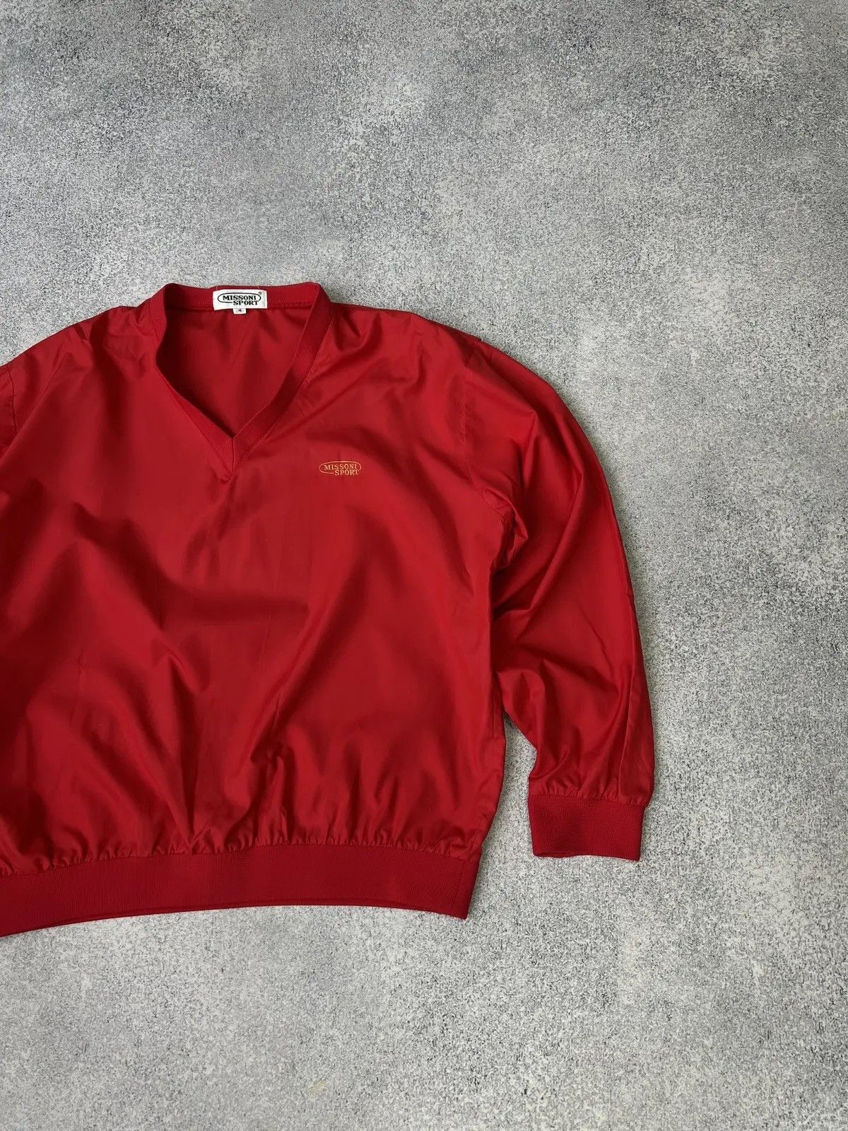Missoni × Vintage Vintage Missoni sport nylon light red sweatshirt Size US M / EU 48-50 / 2 - 4 Thumbnail