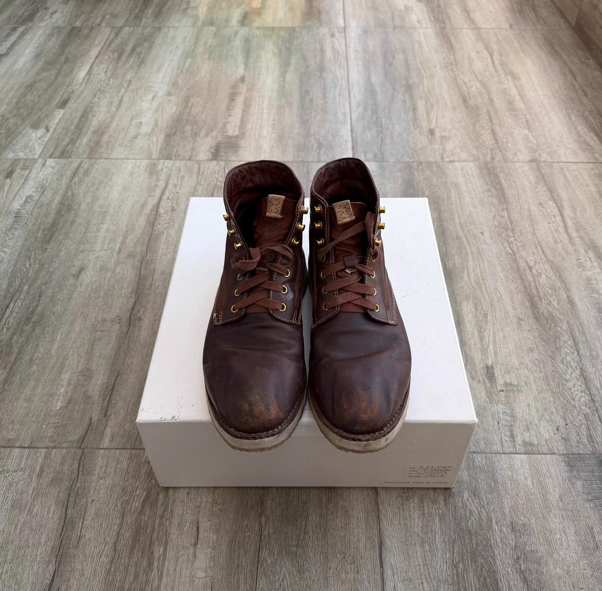 Visvim VISVIM VIRGIL BOOTS FOLK KNGR Kangaroo 18AW US8.5 2nd Blem Size US 8.5 / EU 41-42 - 1 Thumbnail