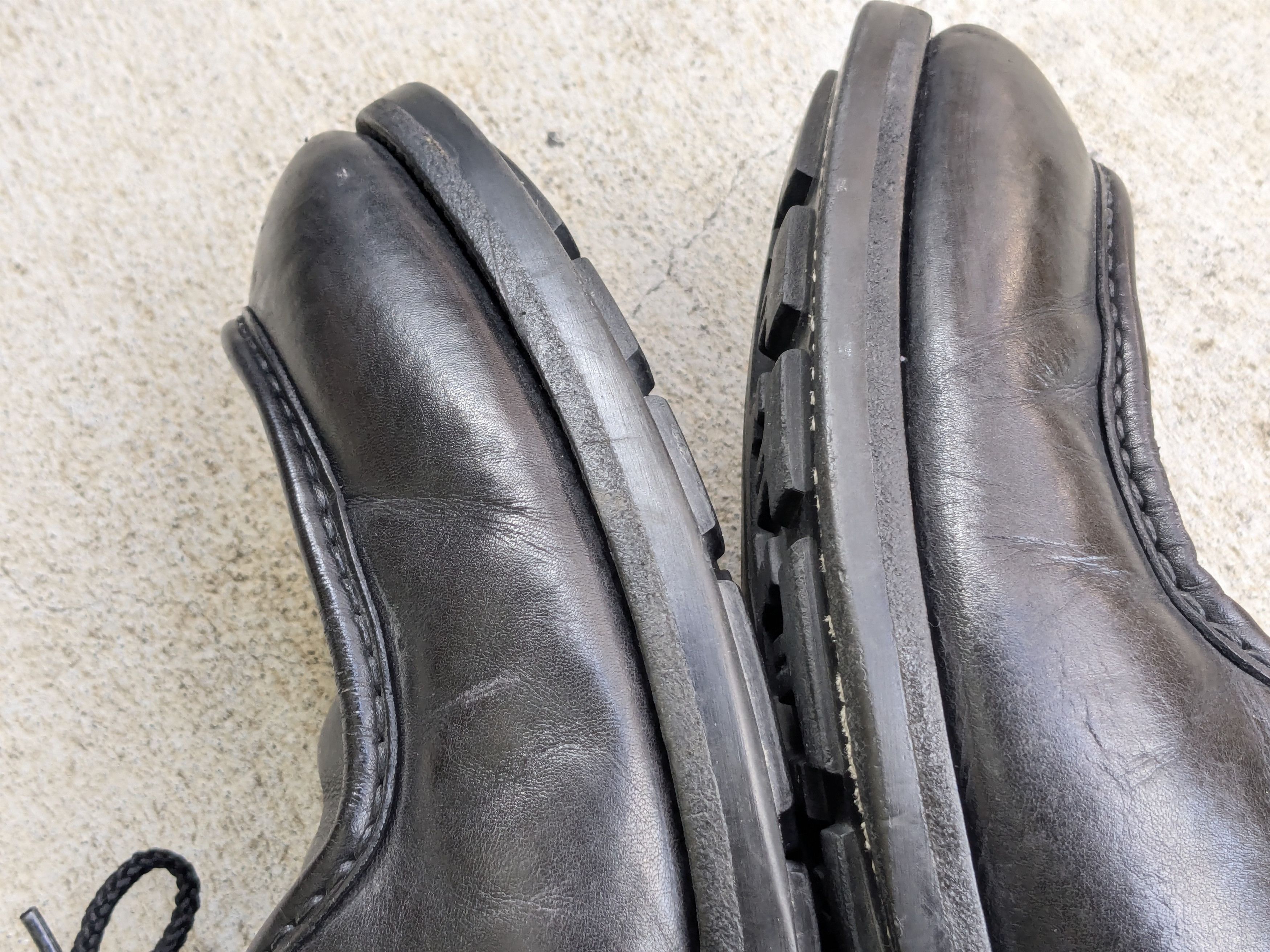 Prada Prada Split Toe Oxfords Derby's Black 11 Leather Bluchers Size US 11 / EU 44 - 9 Thumbnail