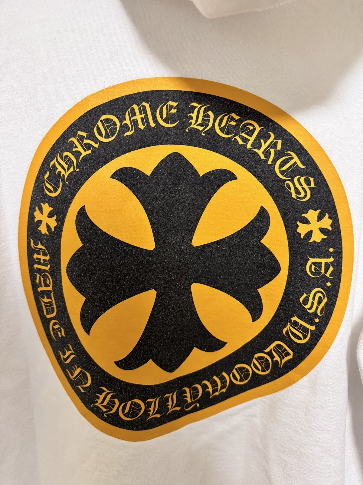Chrome Hearts CHROME HEARTS HOLLYWOOD HOODIE WHT Size US M / EU 48-50 / 2 - 11 Thumbnail