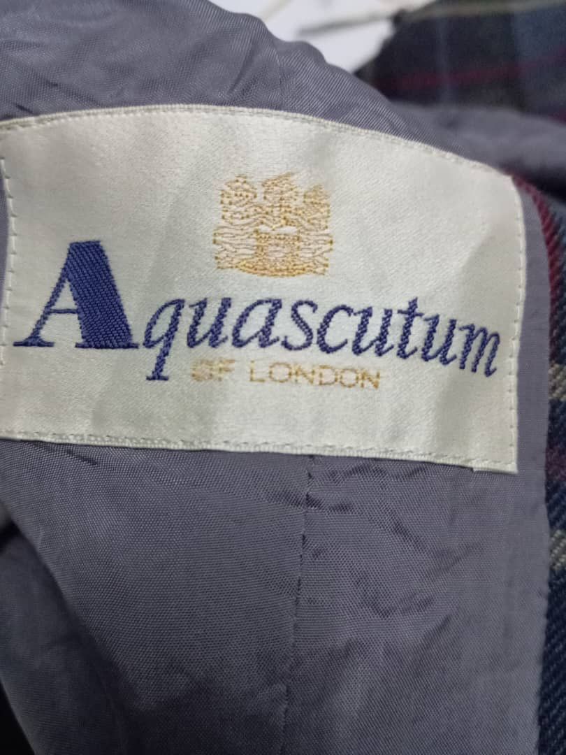 Aquascutum Aquscutum Plaid Coat Size S / US 4 / IT 40 - 4 Thumbnail