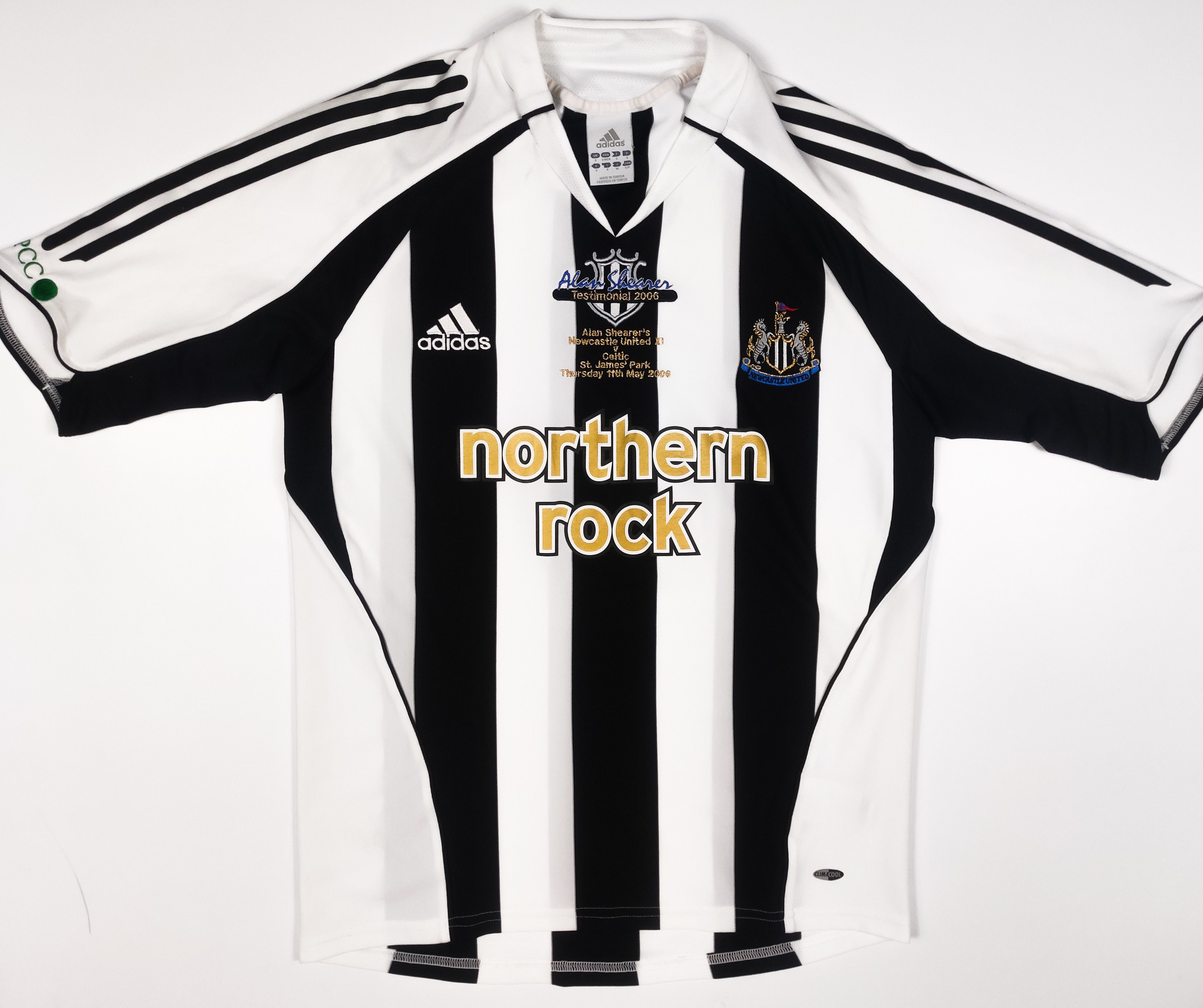 Newcastle United 2005 2006 Adidas Shearer Testimonial Shirt