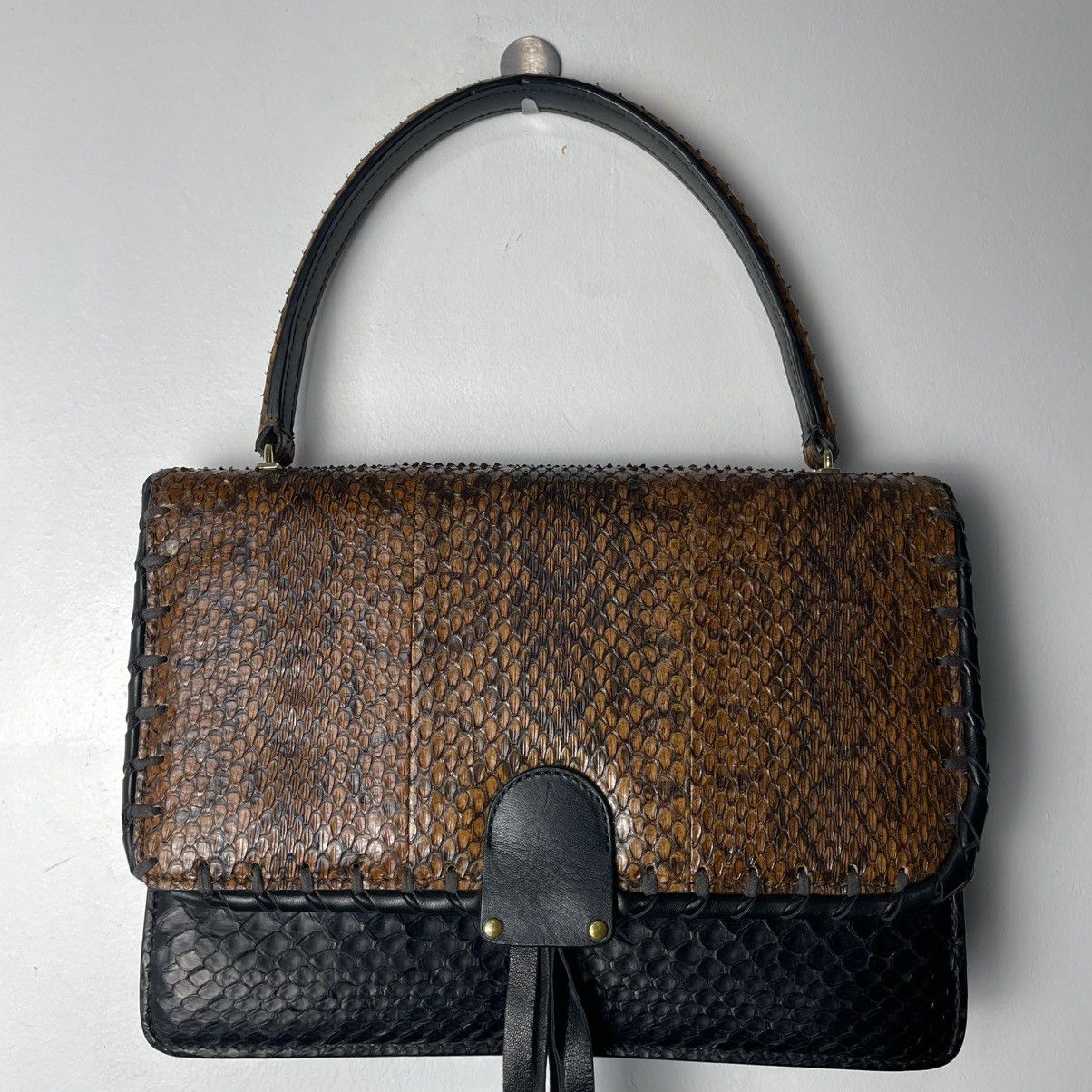 Chloe RARE Chloé Exotic Python Flap Bag Phoebe Philo Era 2003–2006 Size ONE SIZE - 4 Thumbnail