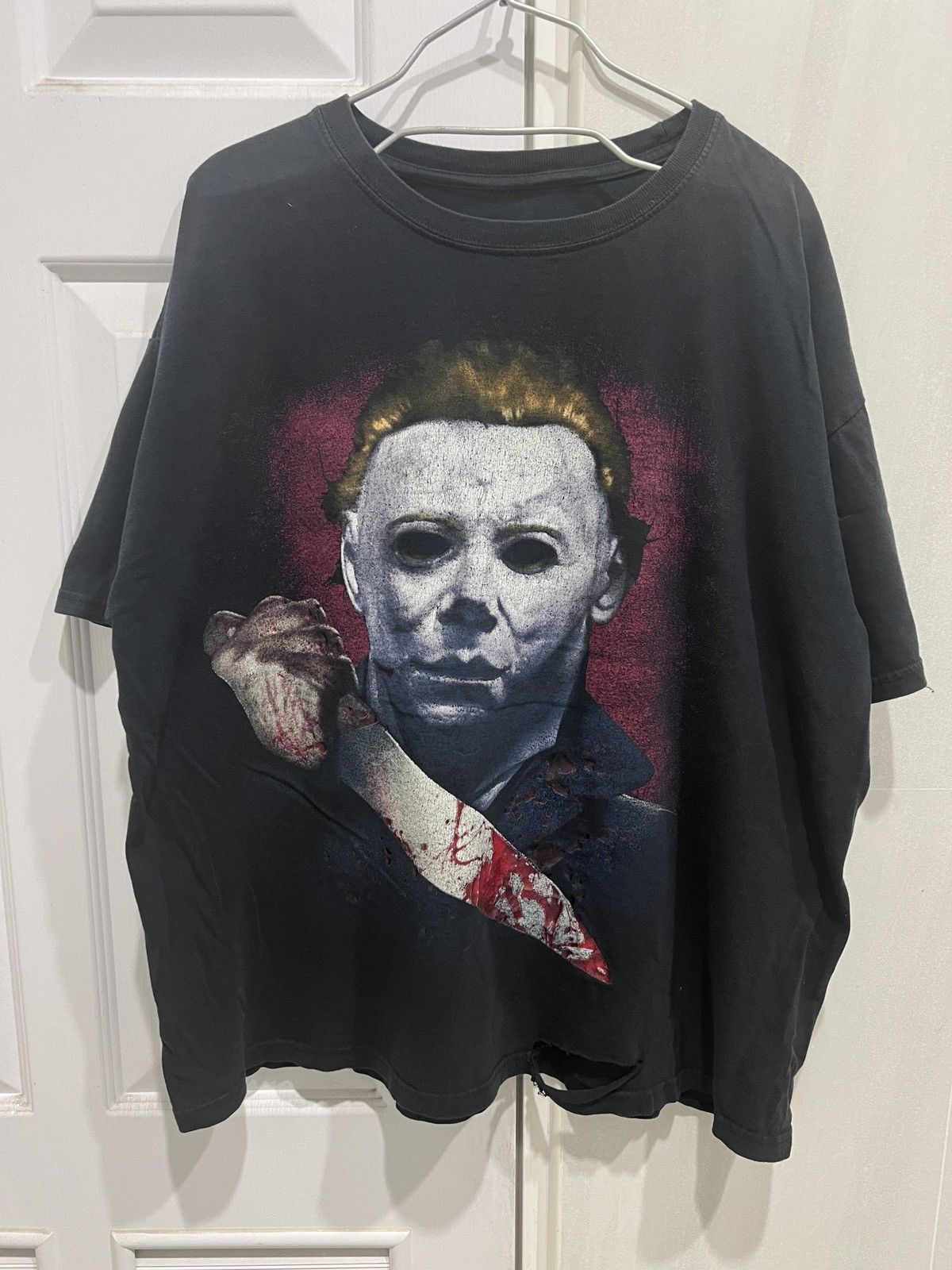 Expert Horror Halloween Michael Myers Movie Tee 2XL Oversized Thrashed Size US XXL / EU 58 / 5 - 1 Thumbnail