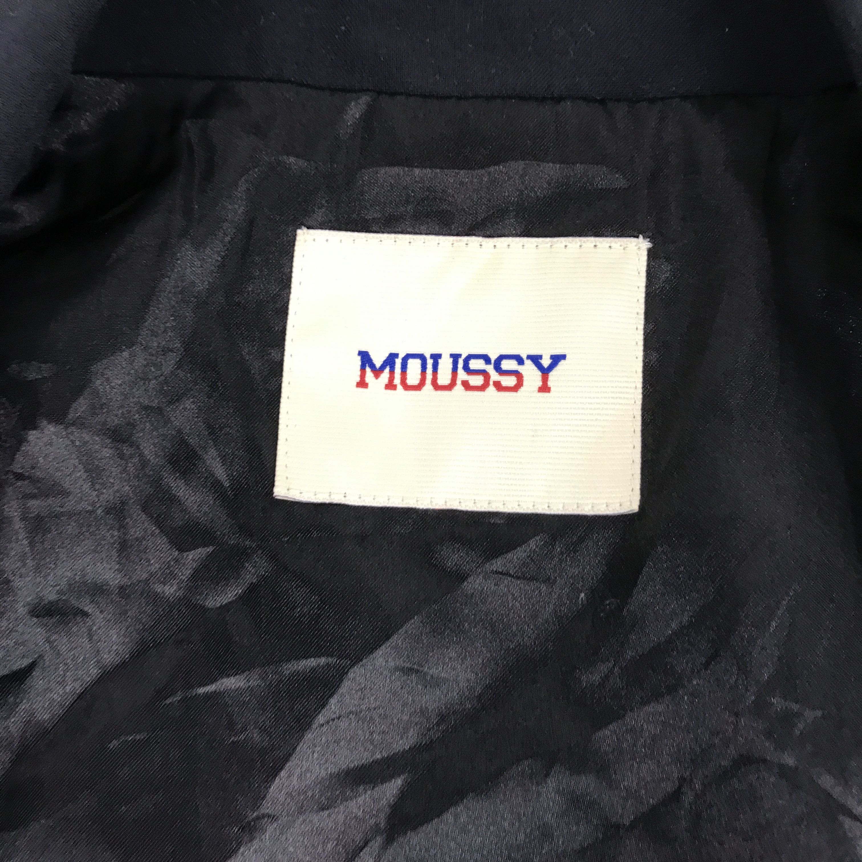 Japanese Brand × MOUSSY Moussy Black blazer coat jacket Size US M / EU 48-50 / 2 - 2 Thumbnail