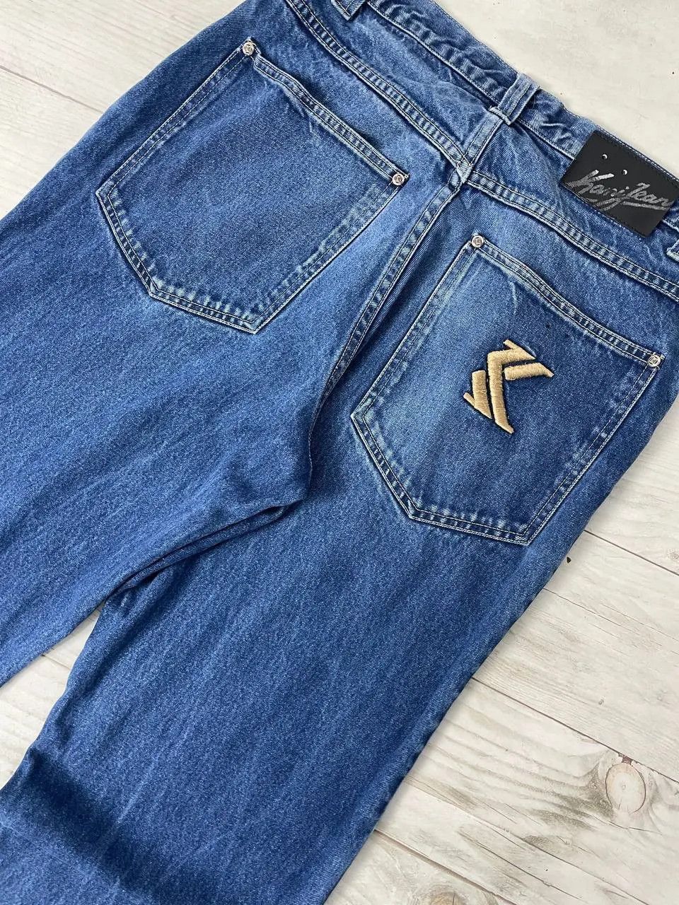 Karl Kani Vintage Karl Kani Denim Baggy Jeans Rap Big Logo 90s Size US 32 / EU 48 - 2 Thumbnail