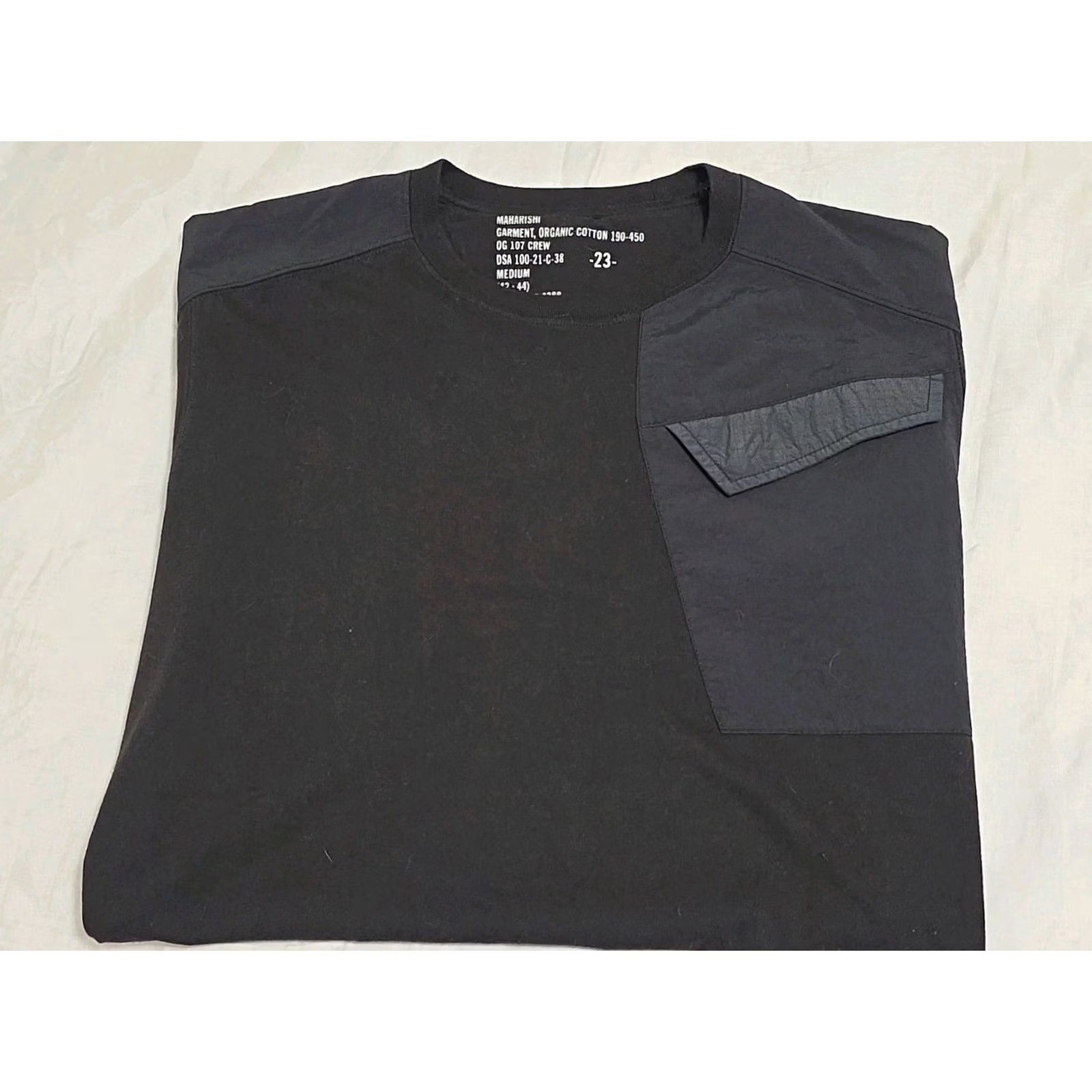 Maharishi T-Shirt Medium Black Riverine 2.0 Tech Short Sleeve New Mens, Men's — image 5 of 6