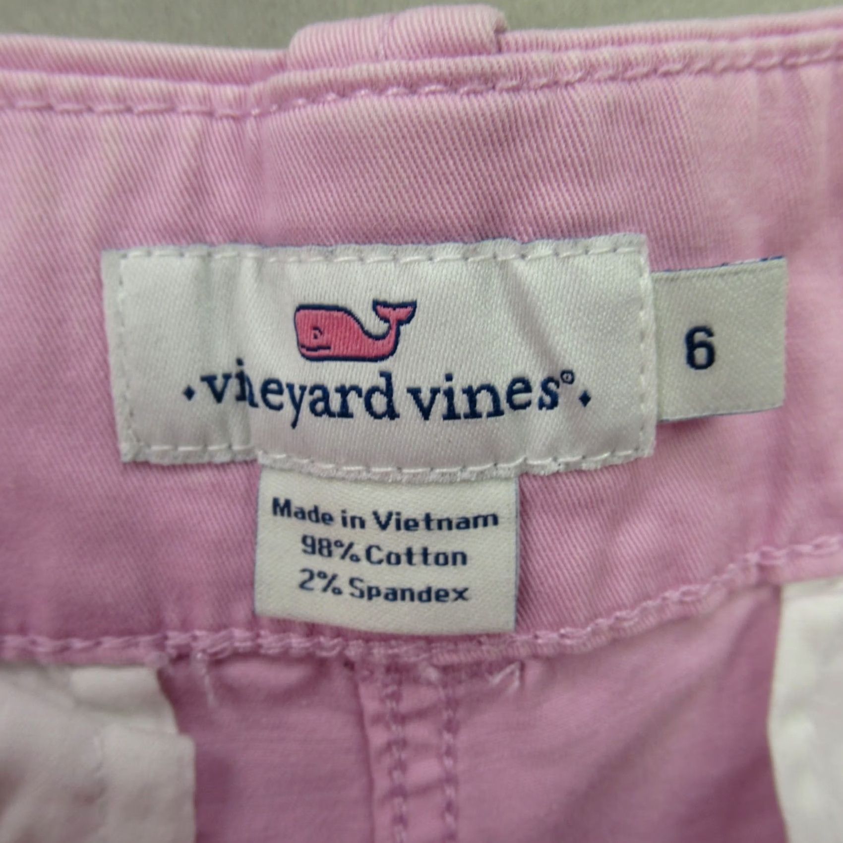Vineyard Vines Vineyard Vines Shorts Womens 6 Pink Chino Lightweight Outdoors Pockets Size 28" / US 6 / IT 42 - 3 Thumbnail