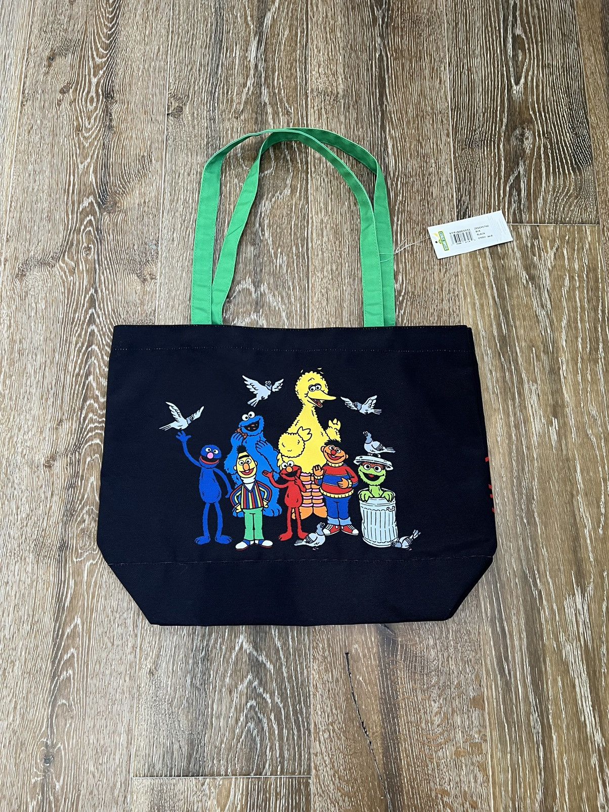 Staple Sesame Street Tote Bag in Black, Men's