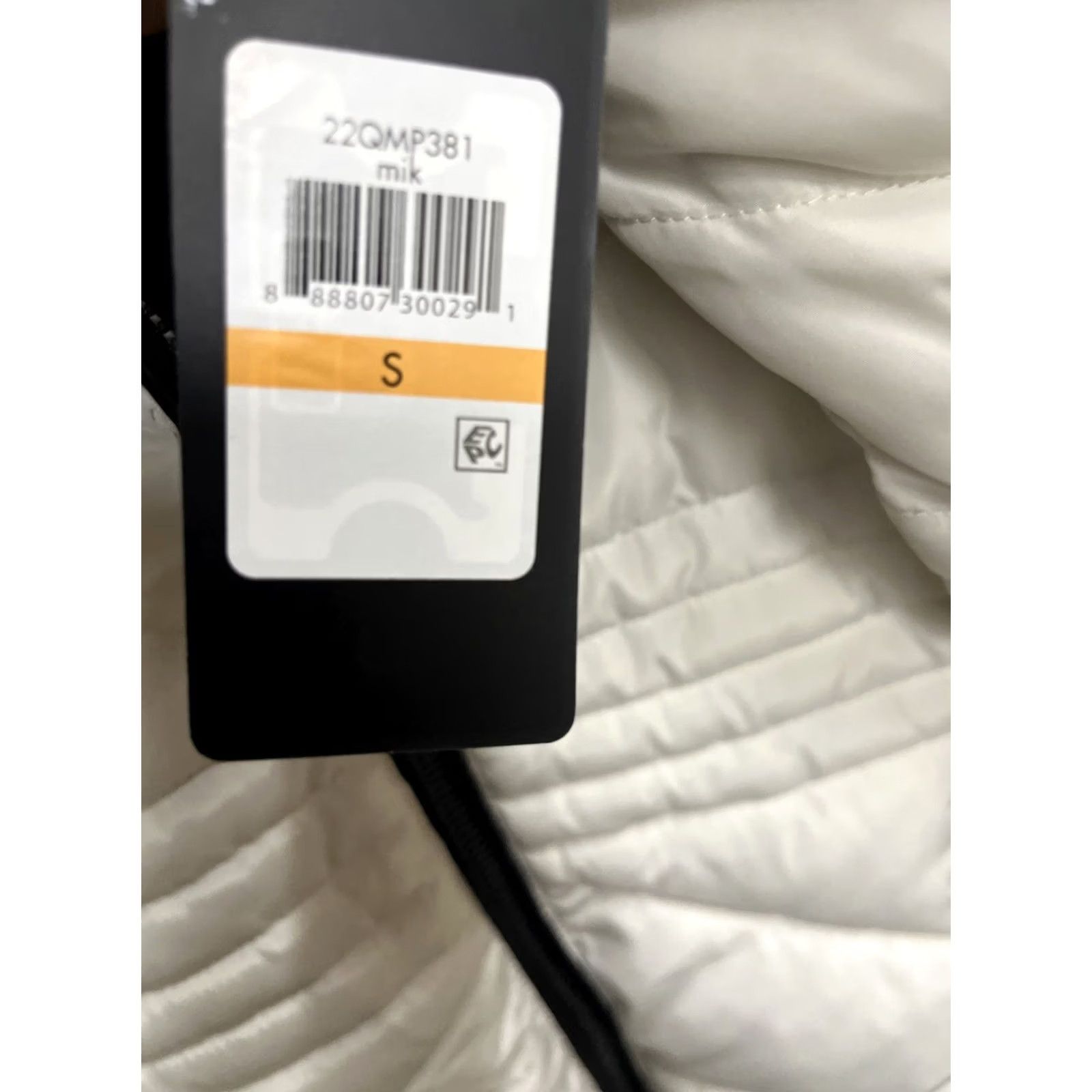Guess GUESS Women's Puffer Jacket White S Midweight Jacket, Regular, Size S, Outer Shell Polyester, New with Tags Size S / US 4 / IT 40 - 2 Thumbnail