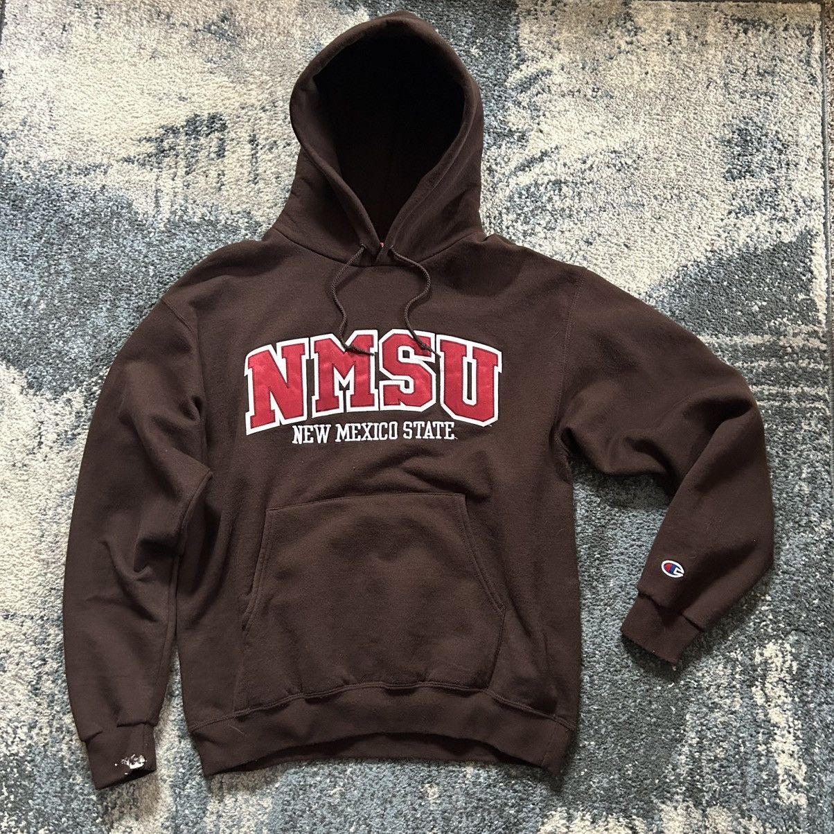 Champion NMSU BROWN BURGUNDY CREAM TACKLE TWiLL REVERSE WEAVE HOODiE Size US L / EU 52-54 / 3 - 1 Thumbnail