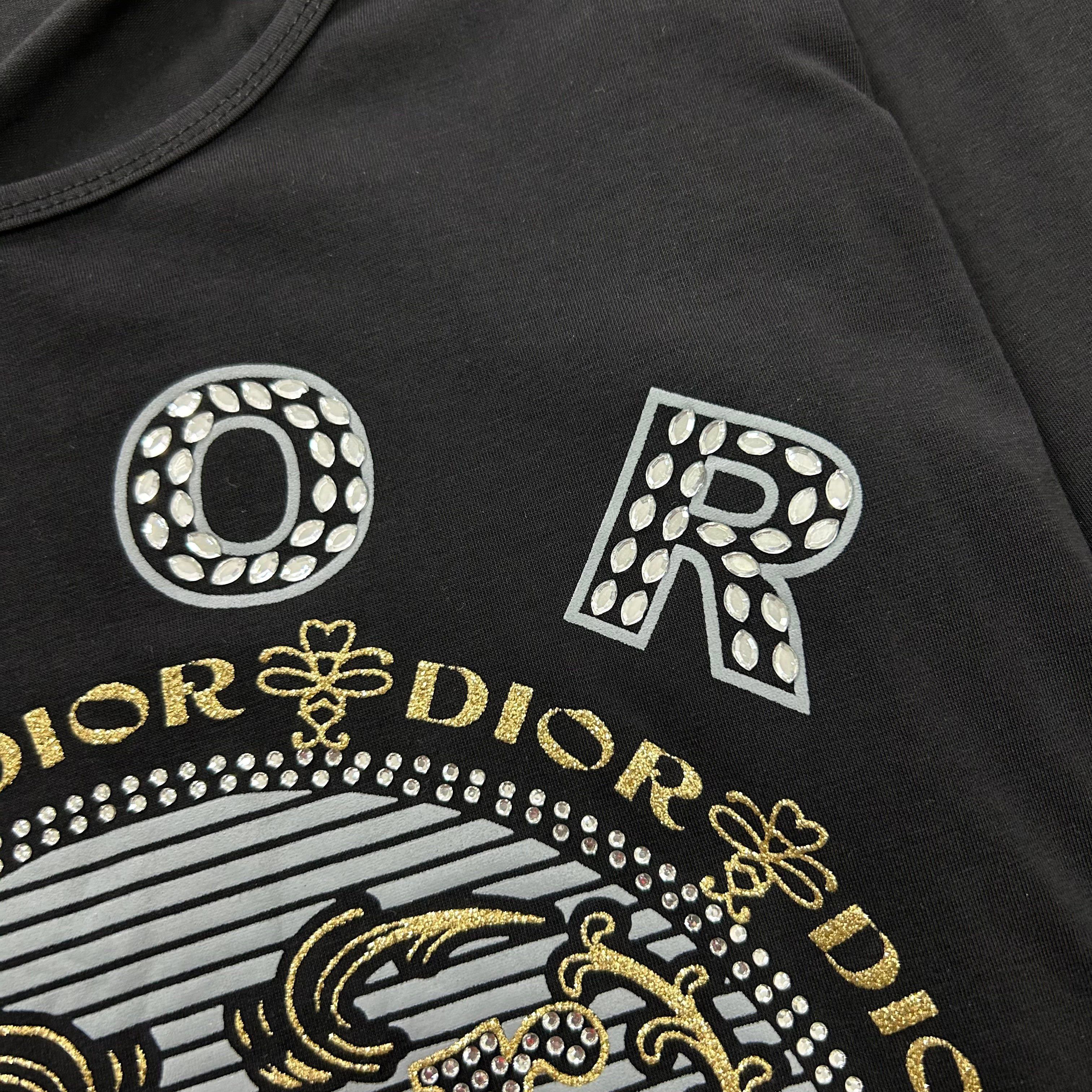 Other Christian Dior 2000s Gold and Silver Longsleeve Top Size S / US 4 / IT 40 - 4 Thumbnail
