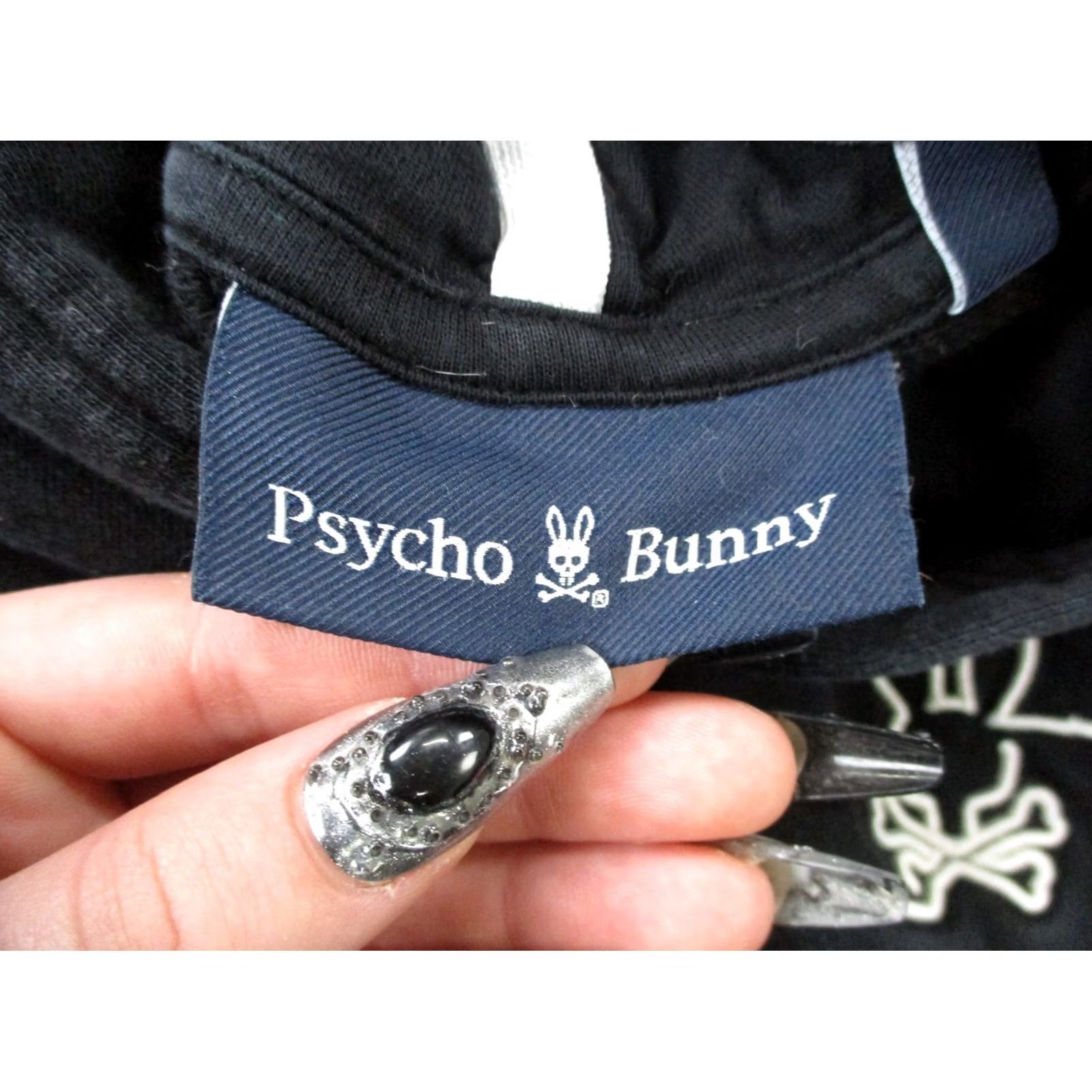 Psycho Bunny Psycho Bunny Hoodie Sweatshirt Black L 14 16 Logo Pullover Casual Womens Bunny Size L / US 10 / IT 46 - 6 Thumbnail