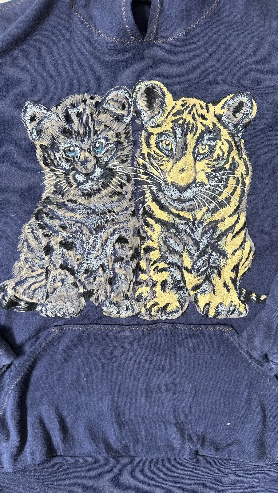 Japanese Brand VINTAGE LION & CAT HOODIE Size US L / EU 52-54 / 3 - 2 Thumbnail