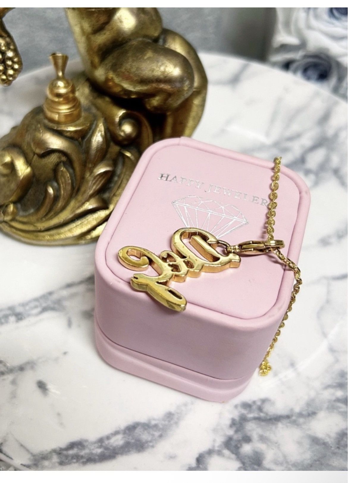 Dolce & Gabbana Authentic Dolce & Gabbana RARE Gold Cursive Logo DG Necklace Size ONE SIZE - 11 Thumbnail