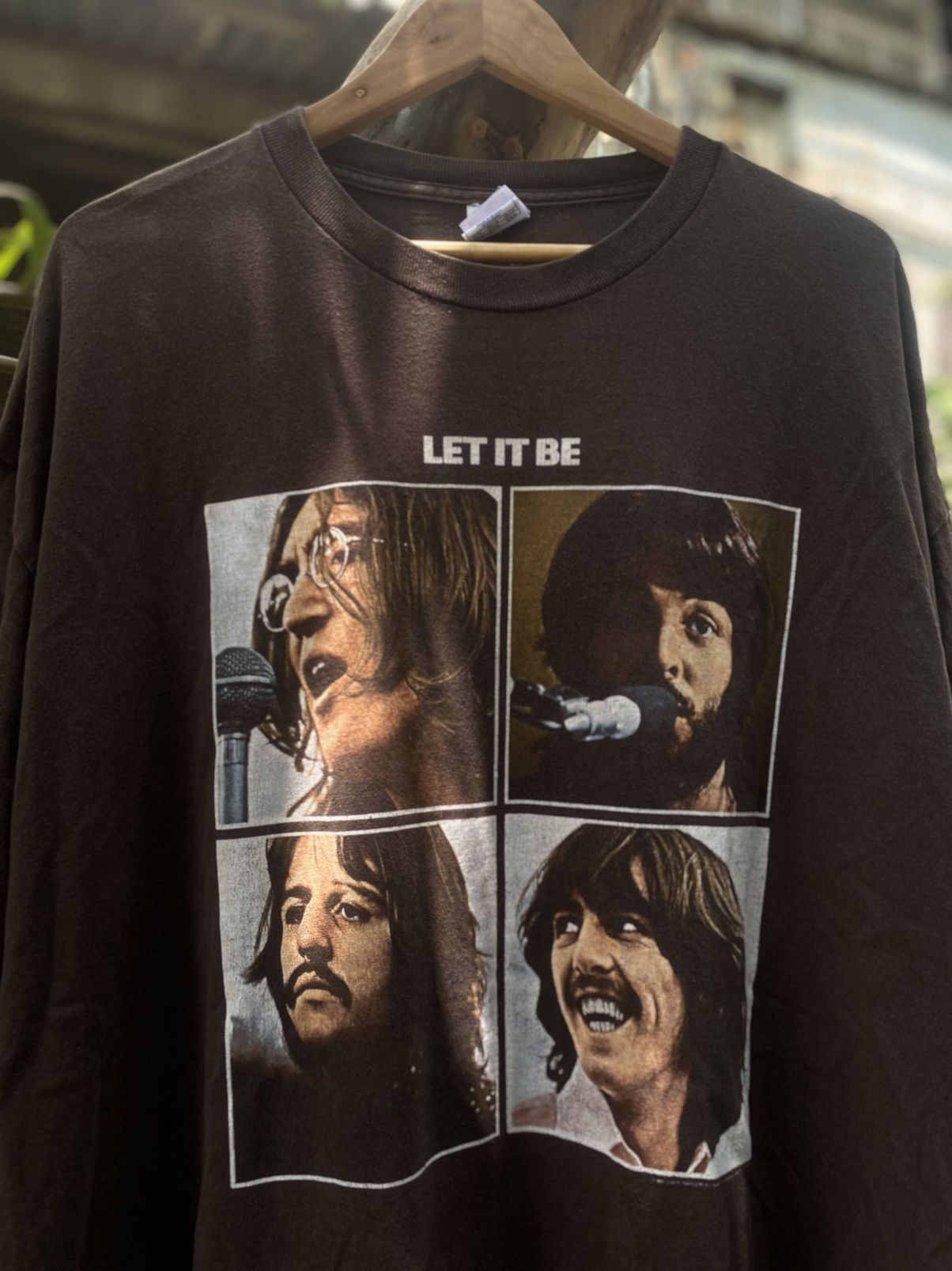 Vintage Early 00’s The Beatles Let It Be Album Cover Size US XXL / EU 58 / 5 - 2 Thumbnail