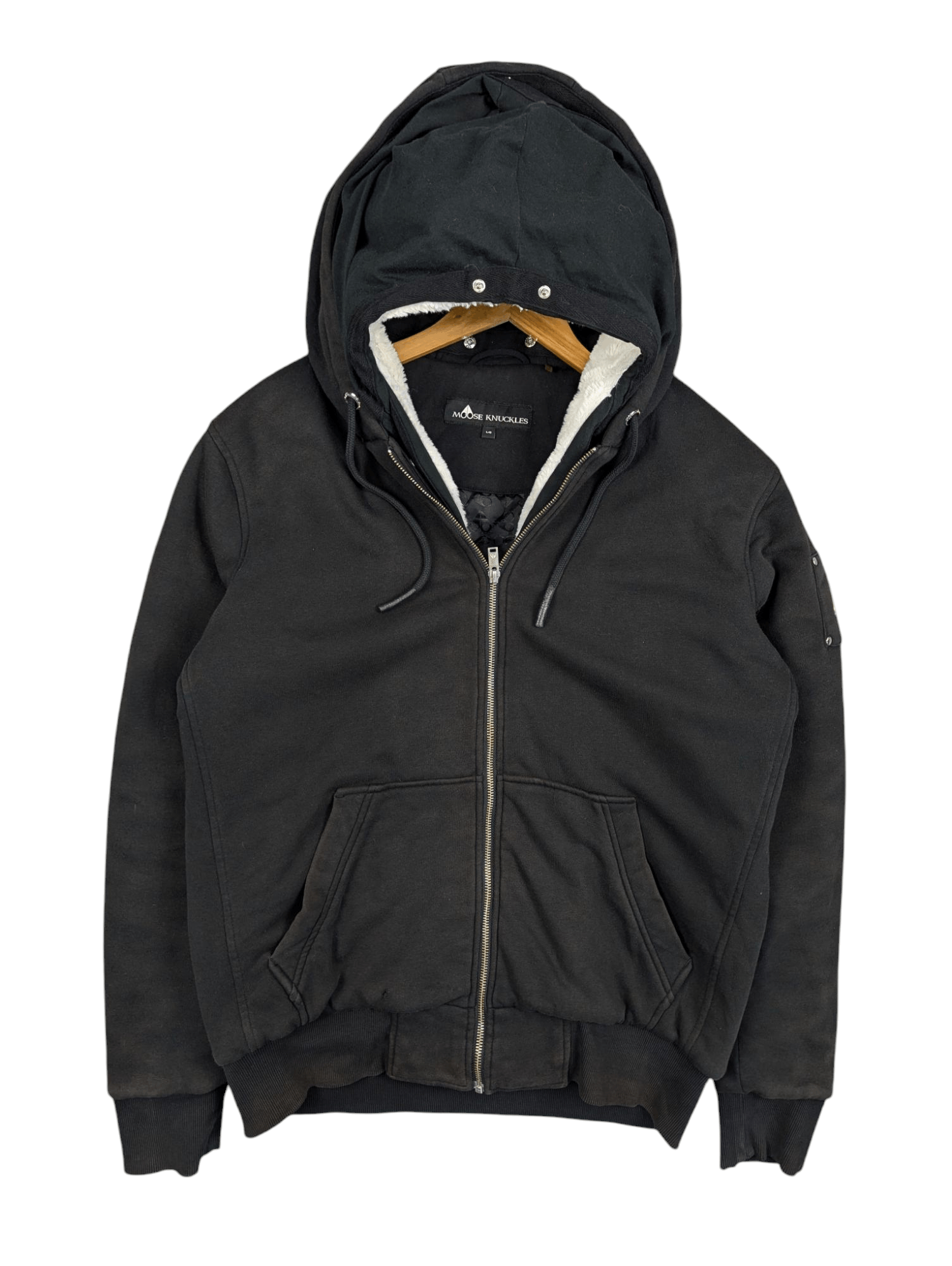 Moose Knuckles Moose Knuckles Classic Bunny Black Distressed Jacket Size US L / EU 52-54 / 3 - 1 Thumbnail
