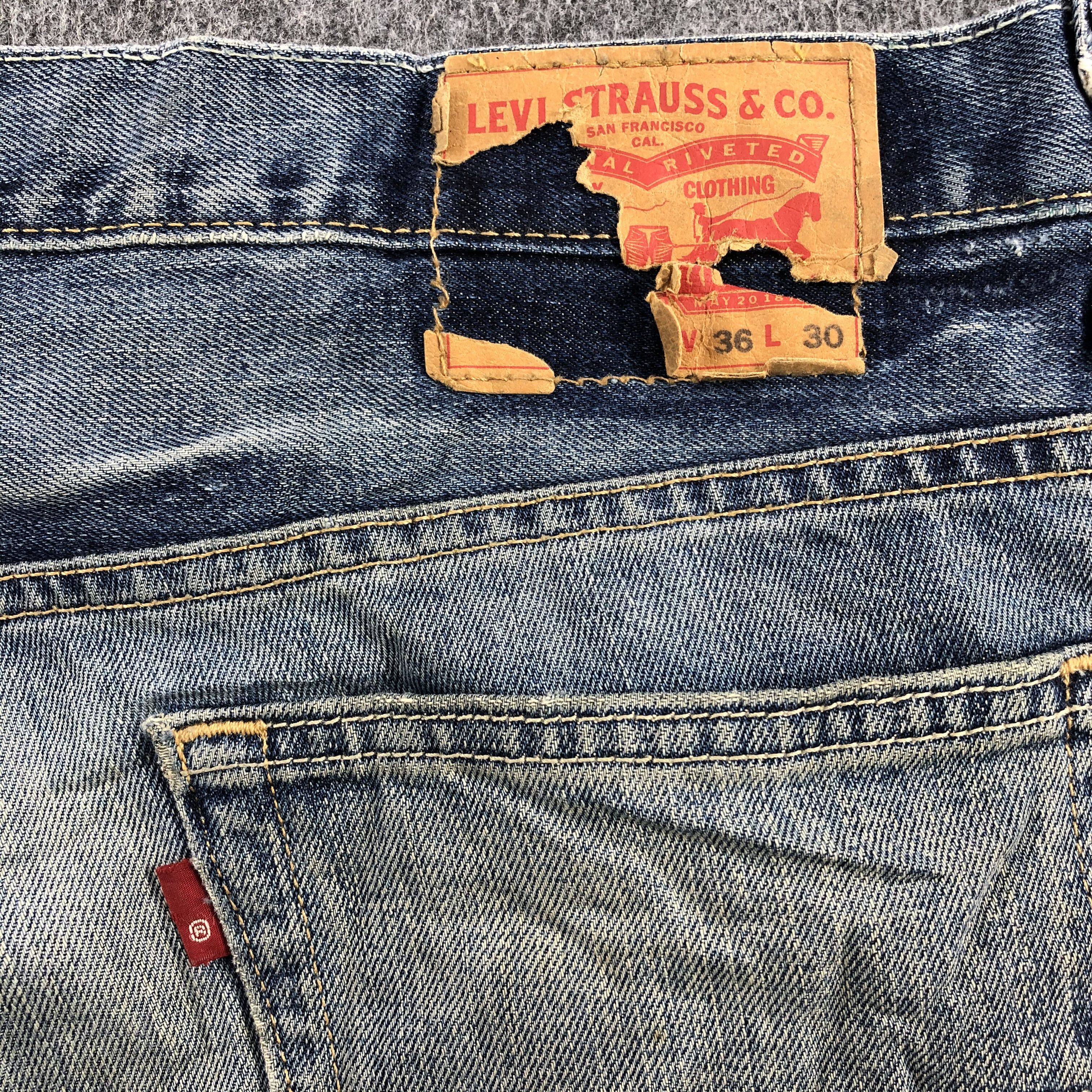 Levi's Vintage Levis Jeans Lot 569 Rusty Washed Denim-J1002 Size US 39 - 5 Thumbnail