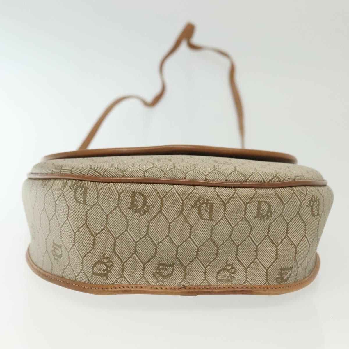 Dior DIOR Honeycomb Canvas Shoulder Bag Pvc Beige Gold Size ONE SIZE - 9 Thumbnail