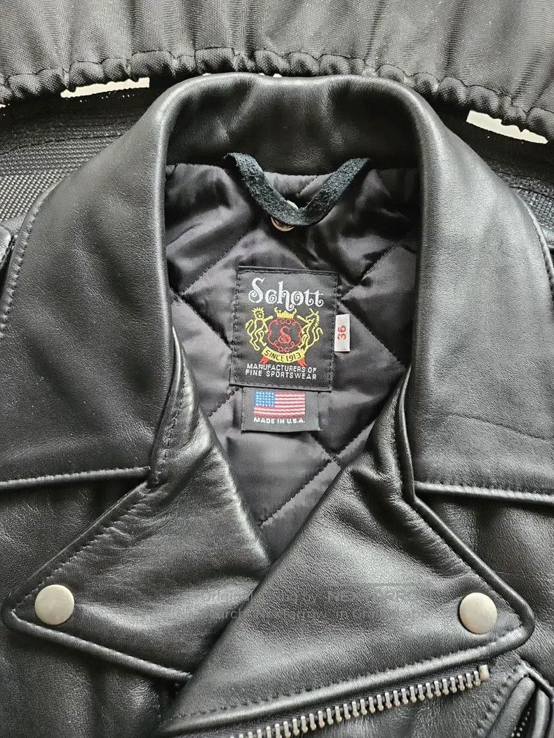 Schott Schott American 613 leather jacket Size US S / EU 44-46 / 1 - 2 Thumbnail