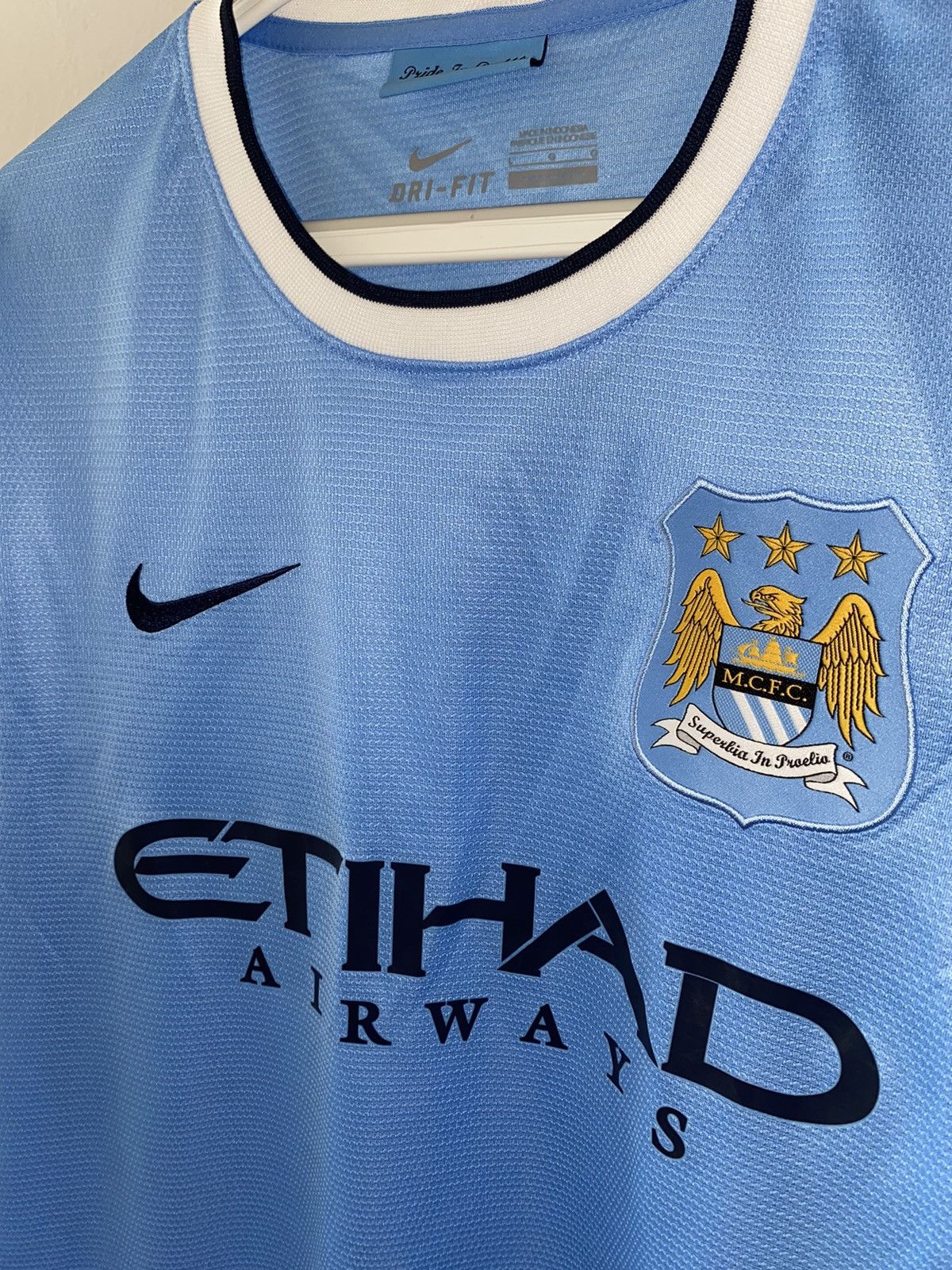 Nike × Vintage JERSEY MANCHESTER CITY 2013/2014 VINTAGE RARE [L] Size US L / EU 52-54 / 3 - 2 Thumbnail