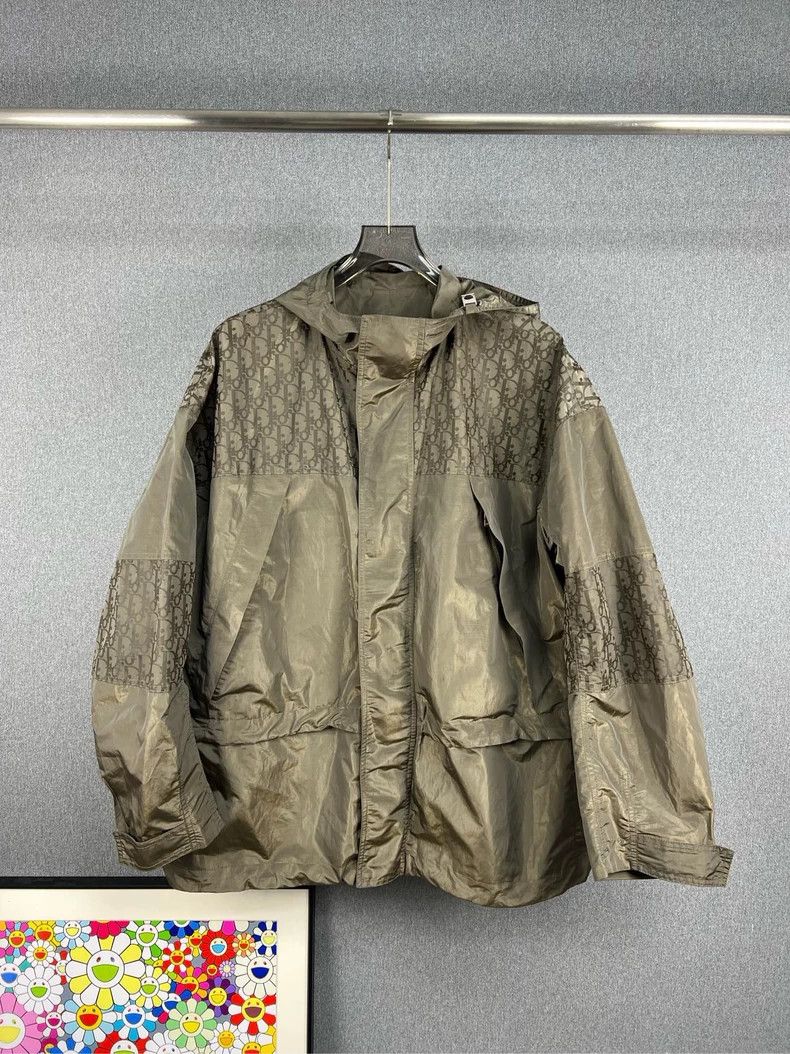 Dior Dior Old flower full LOGO nylon windbreaker zipper jacket 2 Size US L / EU 52-54 / 3 - 1 Thumbnail