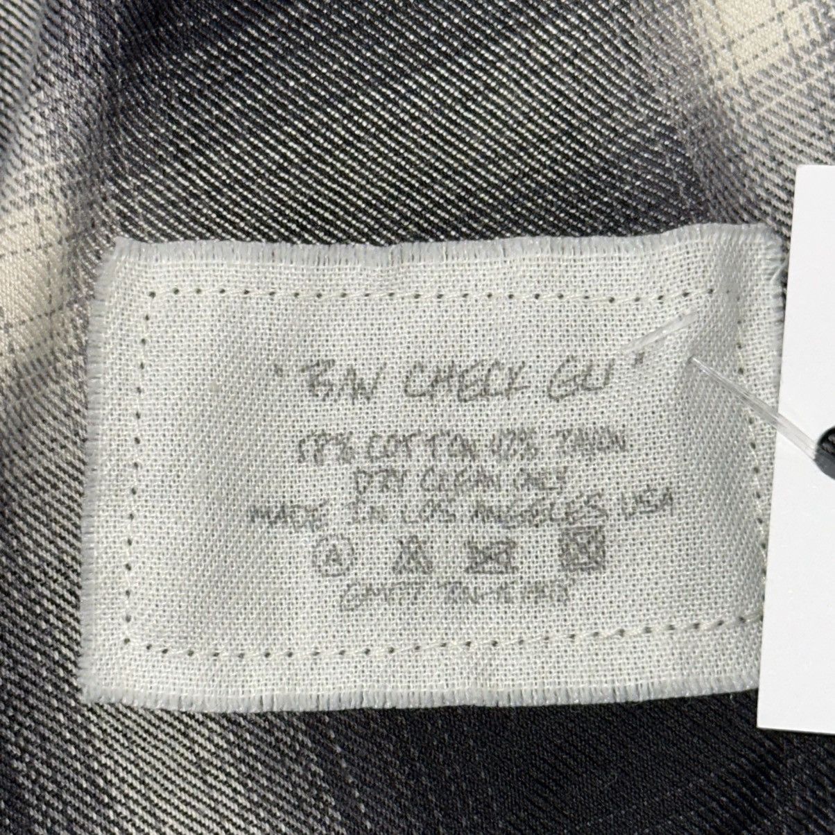 Greg Lauren UNISEX GREY LAUREN B/W CHECK GL1 SIZE 1 Size US S / EU 44-46 / 1 - 6 Thumbnail