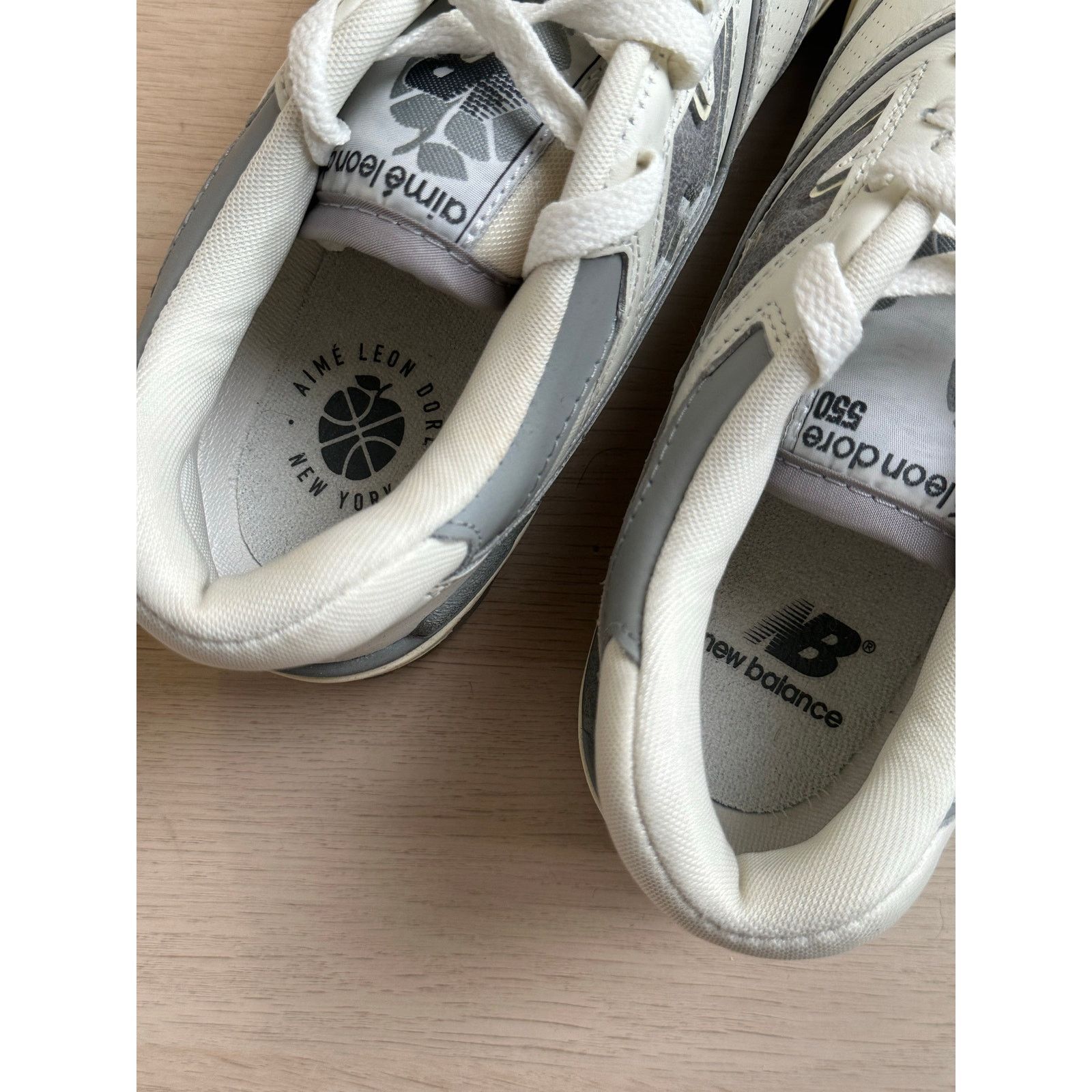 New Balance New Balance x Aime Leon Dore 550 White Grey - Size 7M - Mint Size US 7 / EU 40 - 5 Thumbnail