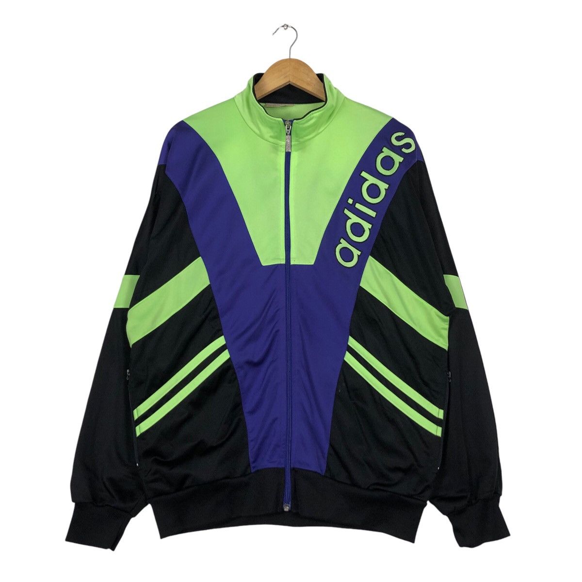 Adidas Adidas Vintage Jacket 90s Japan Production Medium Size US M / EU 48-50 / 2 - 1 Thumbnail