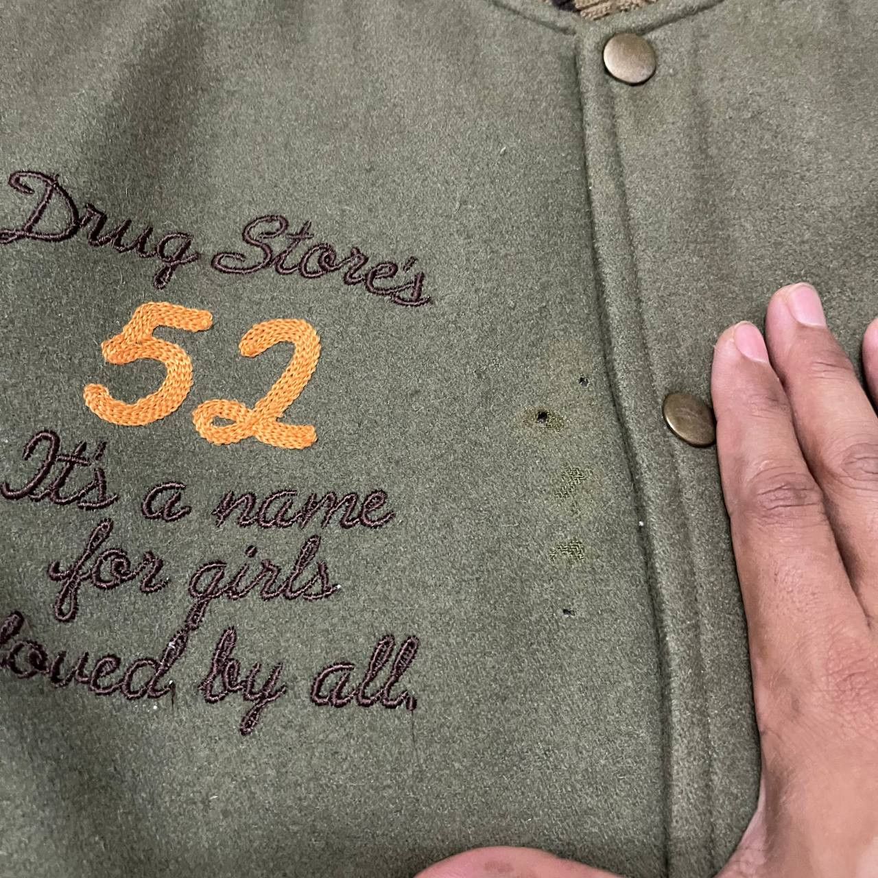 Japanese Brand Vintage Drug Store Varisty Jacket Size US M / EU 48-50 / 2 - 5 Thumbnail