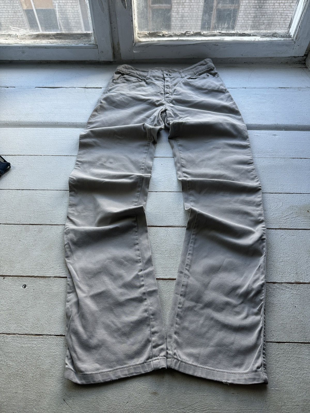 Armani 🚨 Armani Regular LUXURY OLD MONEY relax BEIGE Womens Size 29" - 1 Thumbnail