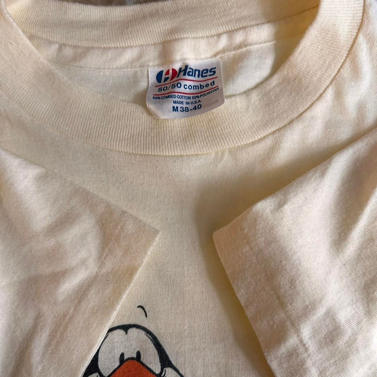 Hanes × Vintage Vintage 1983 Penguin Lust Shirt Size US M / EU 48-50 / 2 - 7 Thumbnail