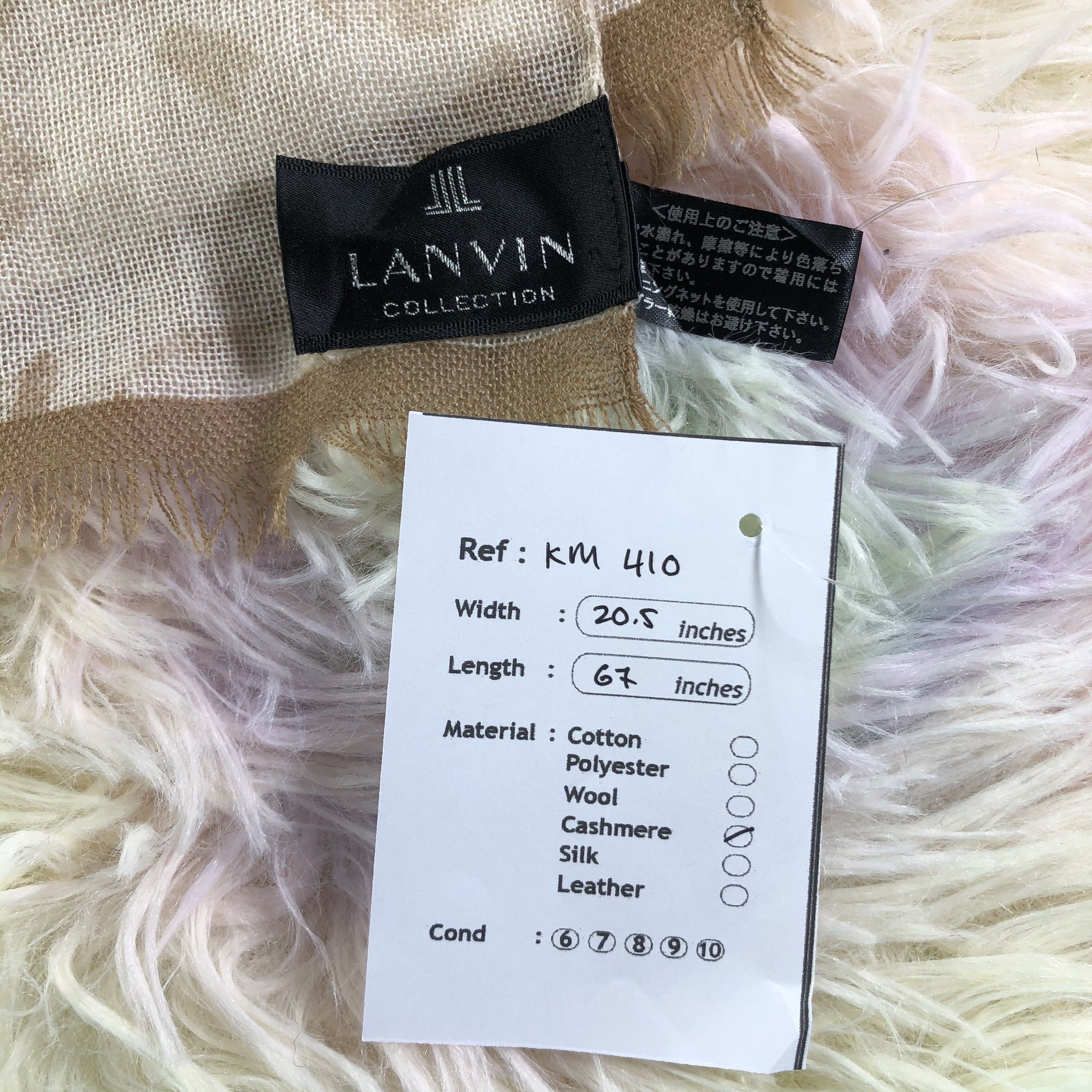 Lanvin Lanvin Scarf / Muffler / Neckwear - KM410 Size ONE SIZE - 5 Thumbnail