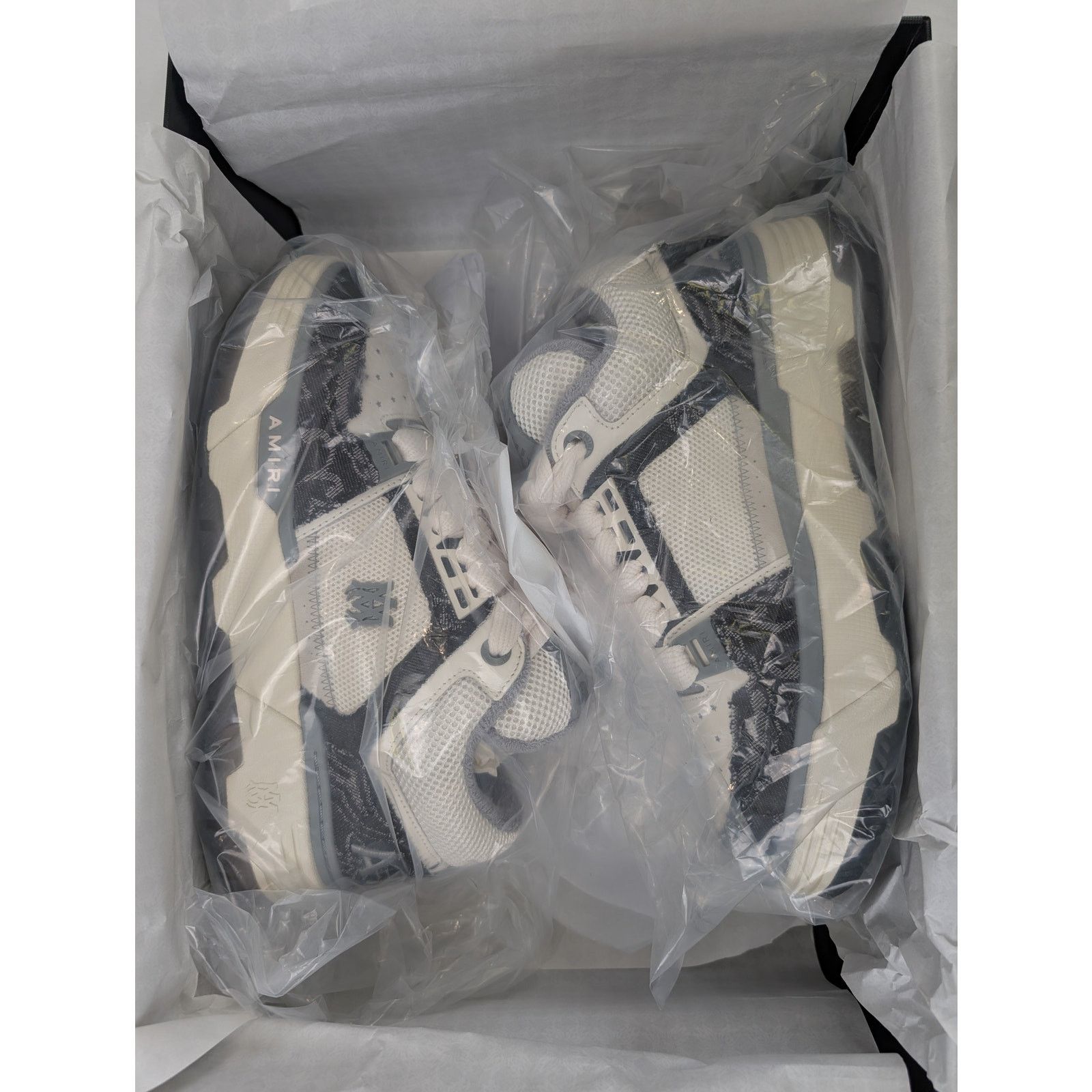 Amiri o1rshd1 Bandana Denim MA-1 Sneakers in Black Size US 11 / EU 44 - 21 Thumbnail