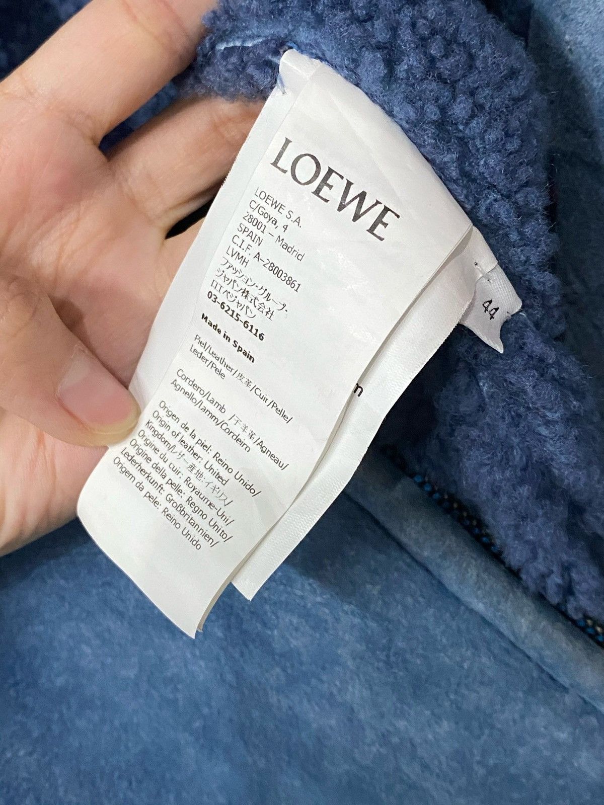 Loewe Loewe shearling bomber full zip jacket Size US S / EU 44-46 / 1 - 8 Thumbnail